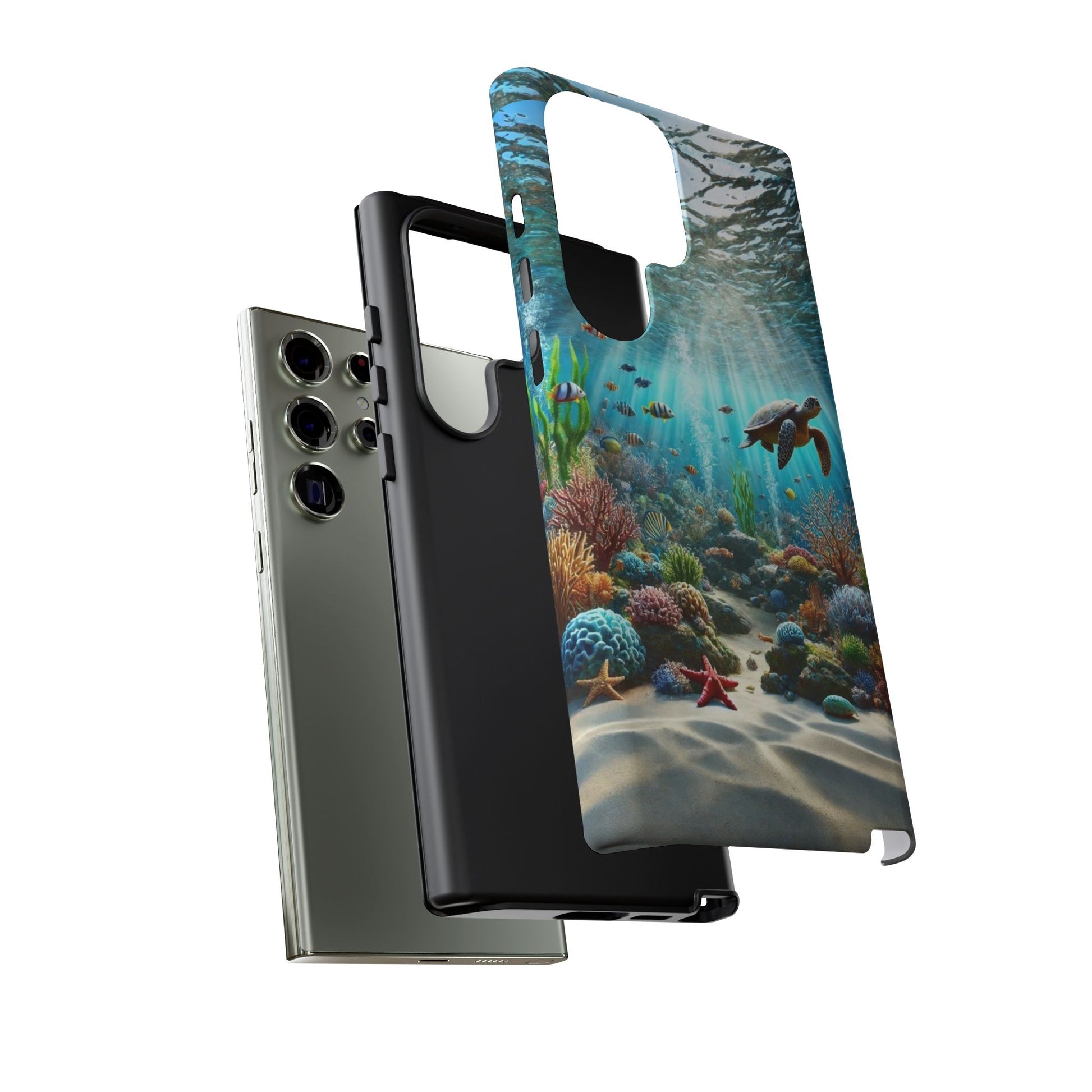 Under Sea Landscape Tough Cases for iPhones, Samsung, and Pixel