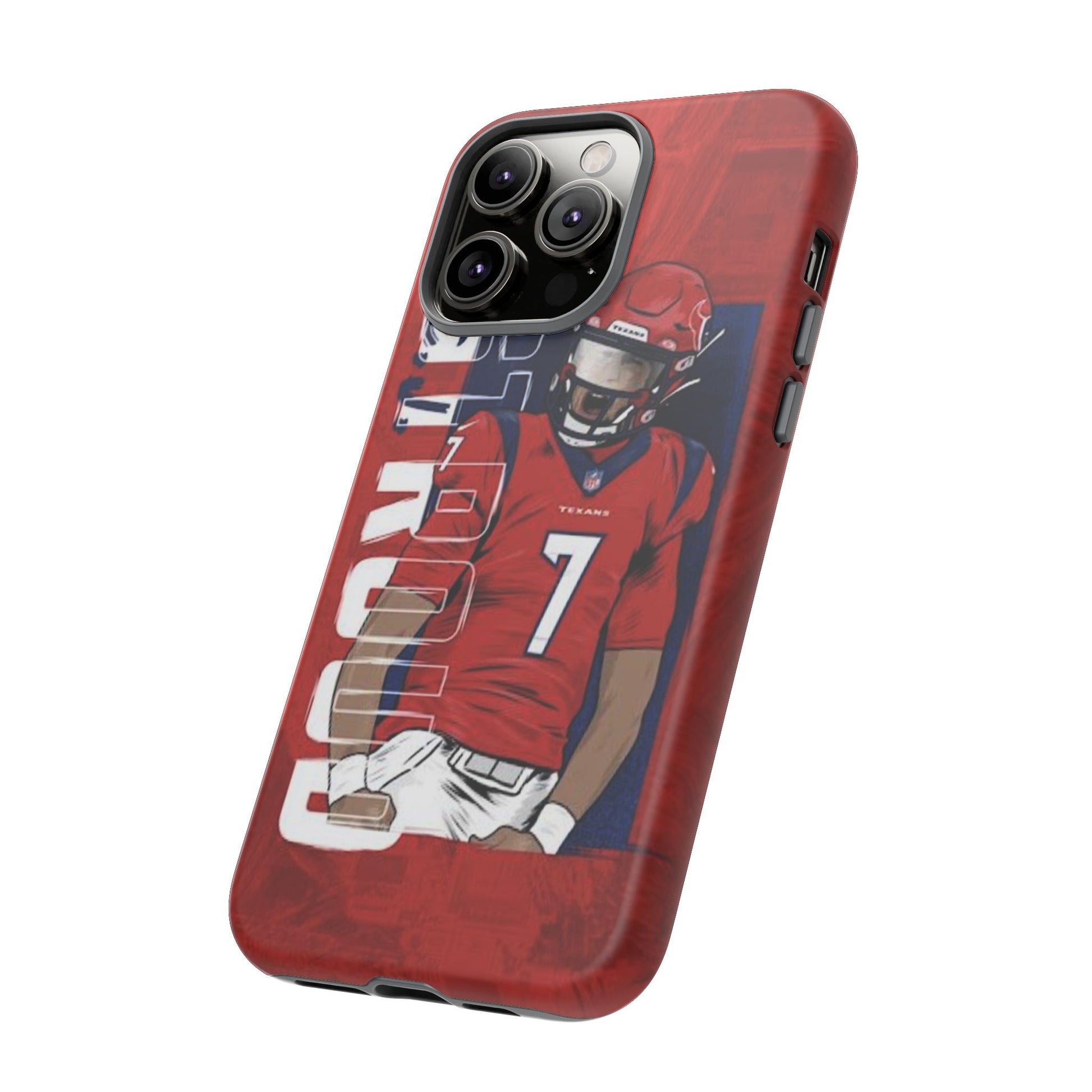 Houston Texans Football CJ Stroud Tough Cases for iPhones, Samsung, and Pixel