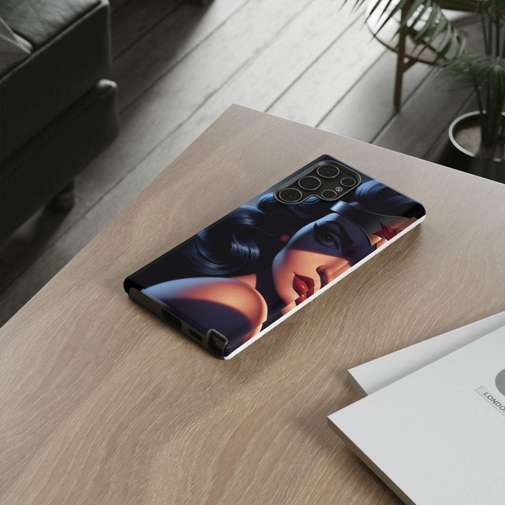 Classic Comics Wonder Woman Tough Cases for iPhones, Samsung, and Pixel