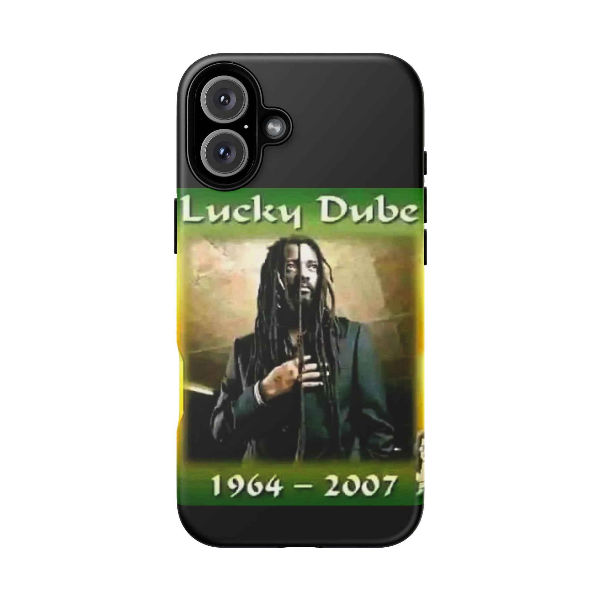Lucky Dube Tough Cases for iPhones, Samsung, and Pixel