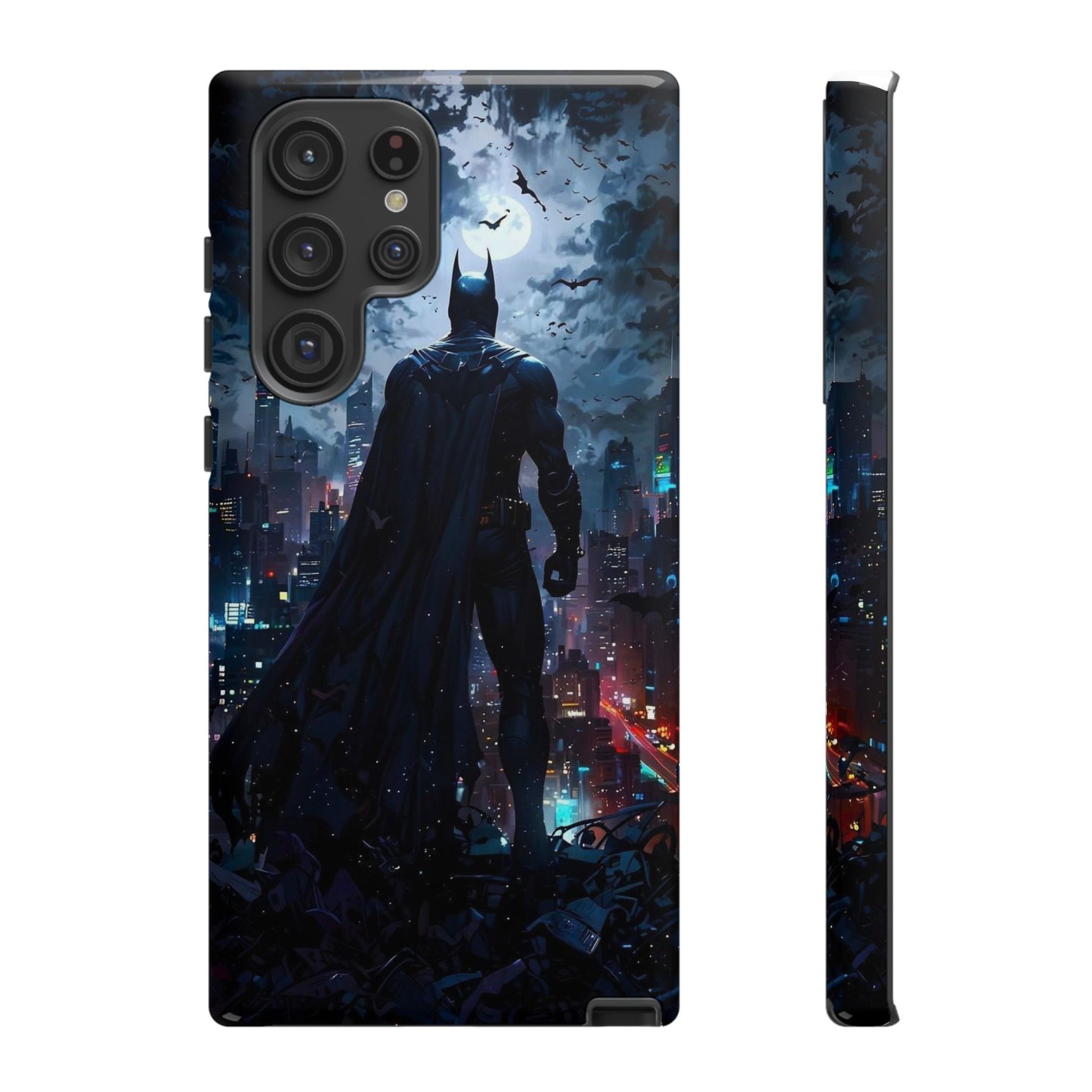 Gotham City Batman Tough Cases for iPhones, Samsung, and Pixel