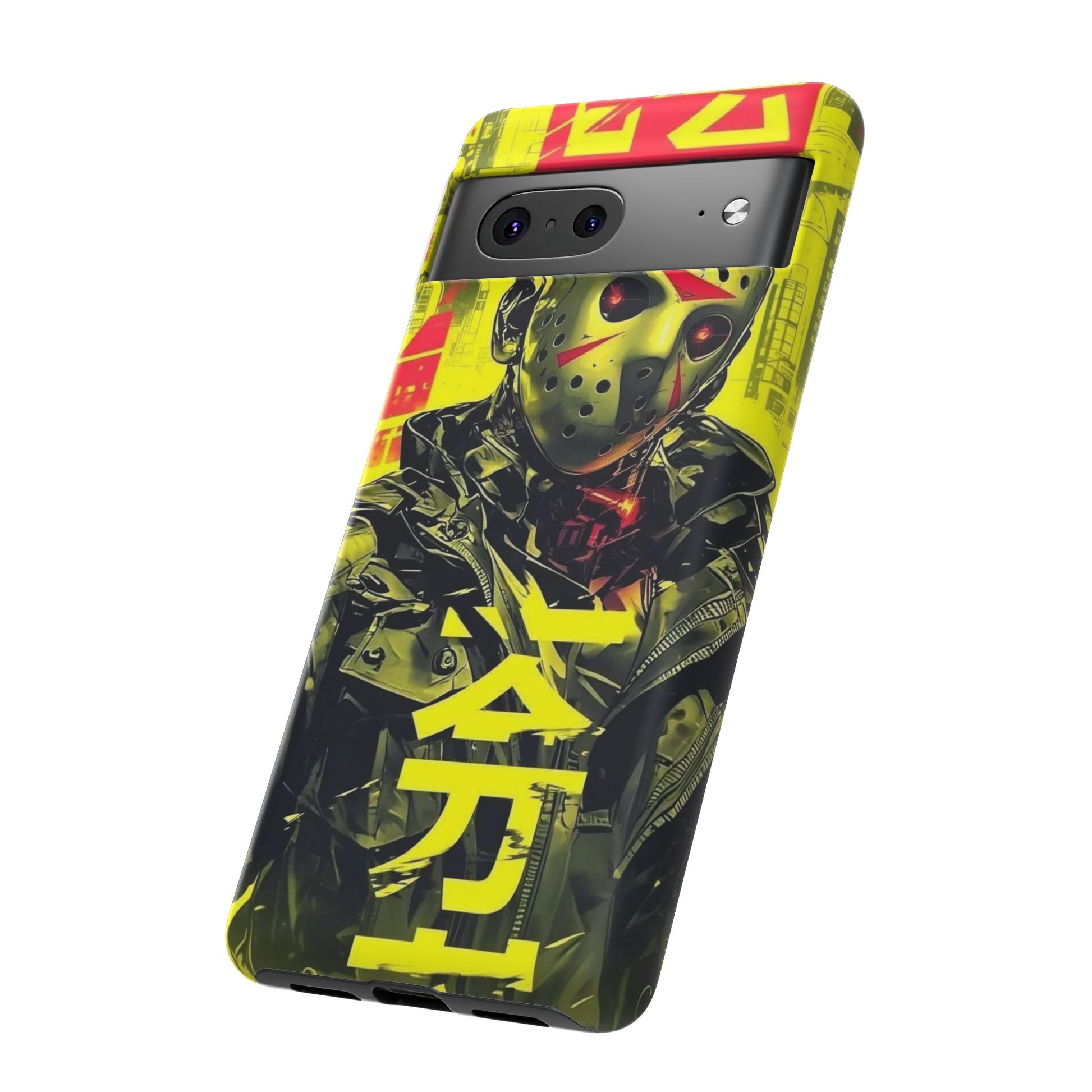 Cyberpunk X Jason Voorhees Tough Cases for iPhones, Samsung, and Pixel