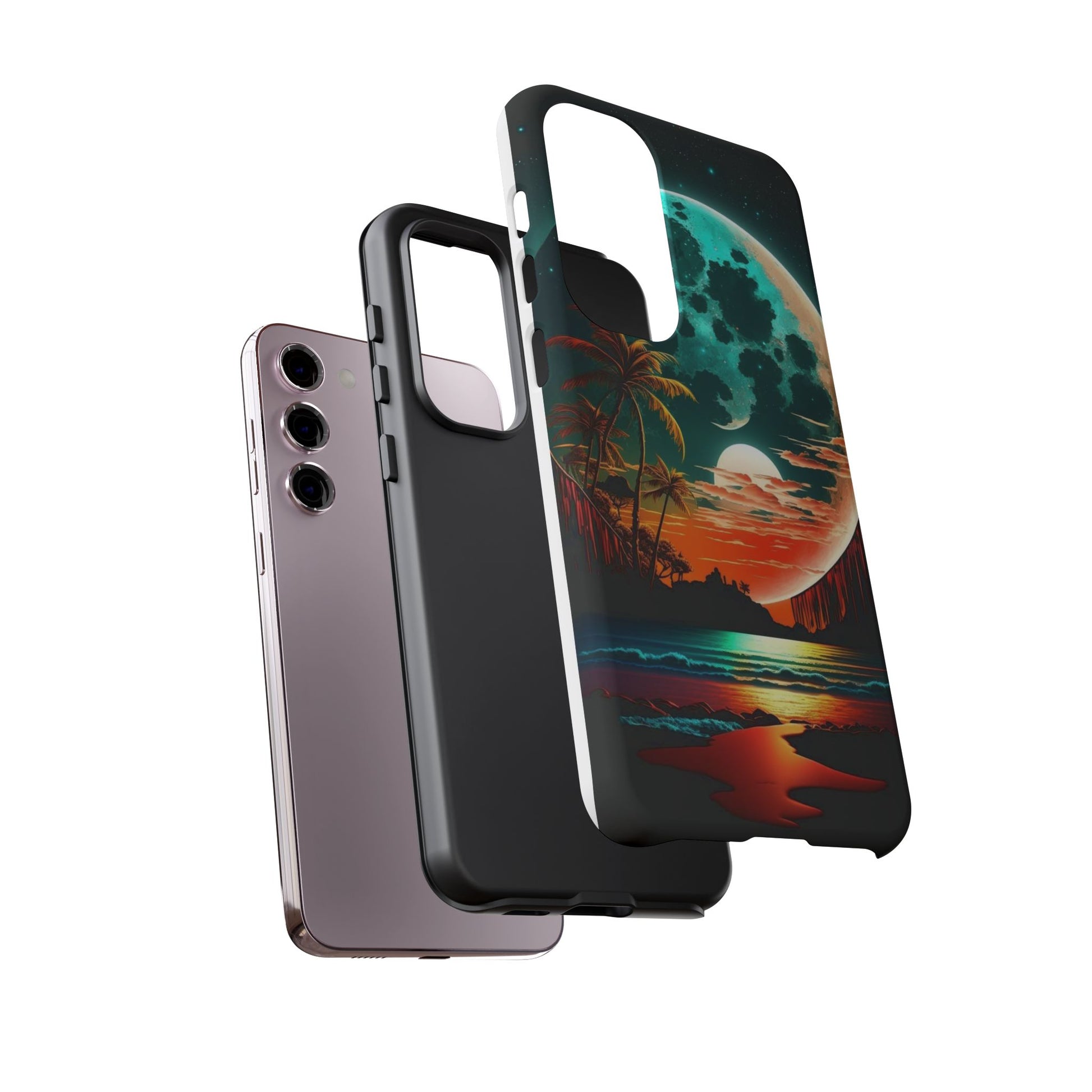 Fantasy Beach Sunset Landscape Phone Case for iPhone, Samsung Galaxy, & Pixel Phones
