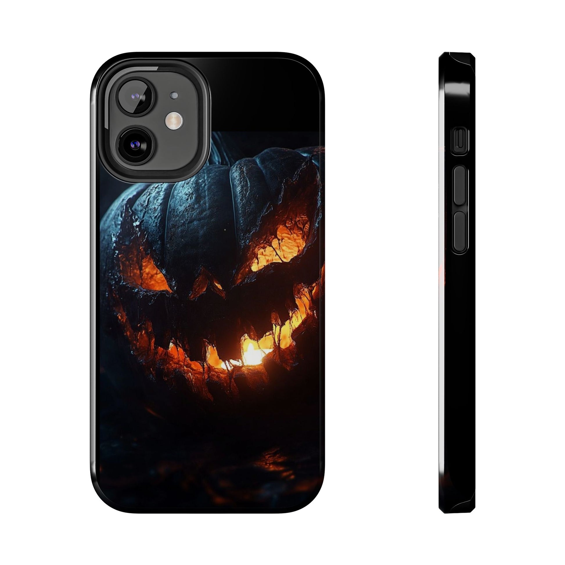 Scary Pumpkin Halloween Theme Phone Cases for iPhones & Samsung Phones