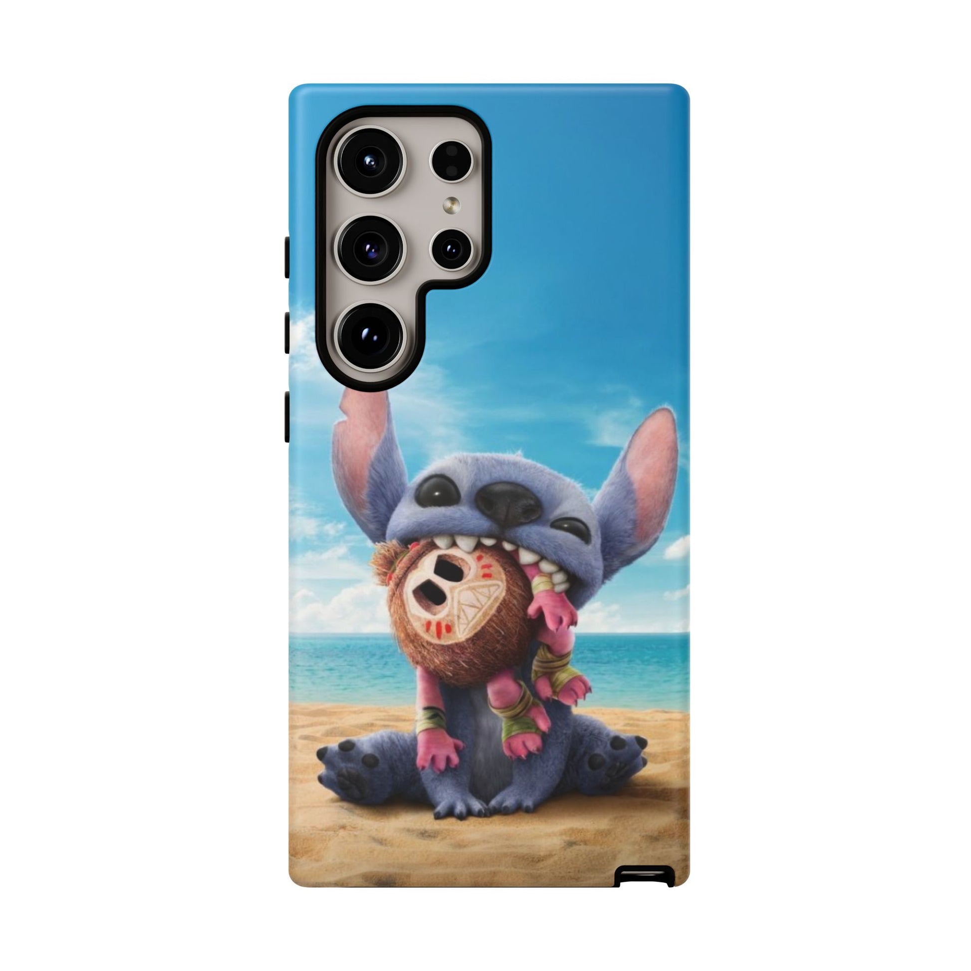 Stitch Beach Sunset Landscape Phone Case for iPhone, Samsung Galaxy, & Pixel Phones