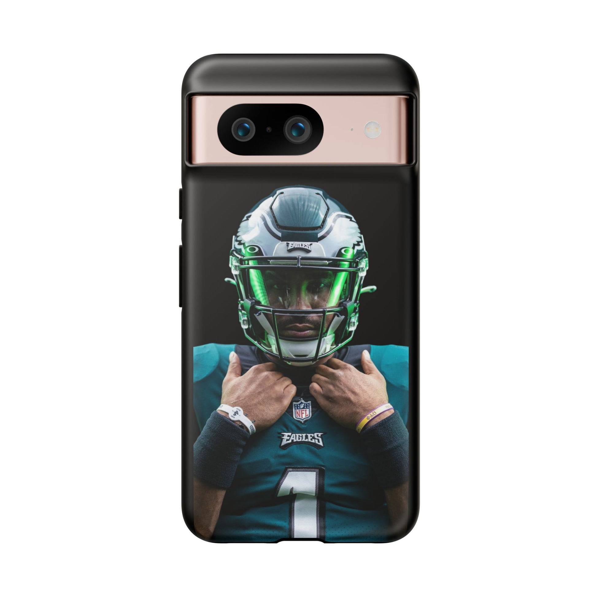 Eagles Football Jalen Hurts Tough Cases for iPhones, Samsung, and Pixel