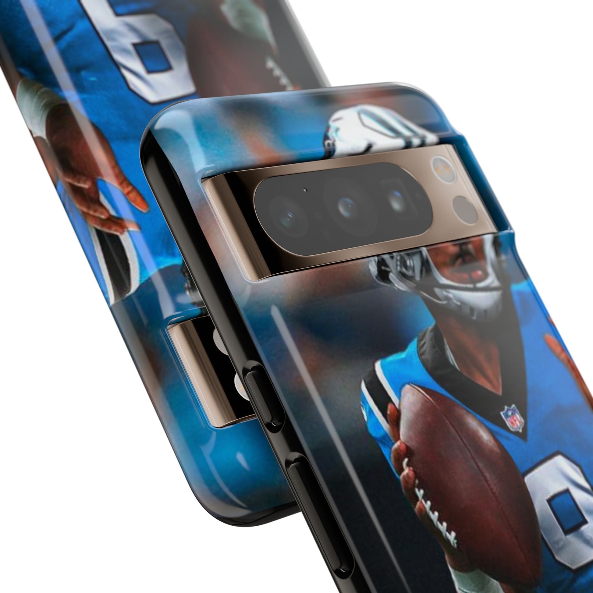 Carolina Panthers Bryce Young Football Tough Cases for iPhones, Samsung, and Pixel