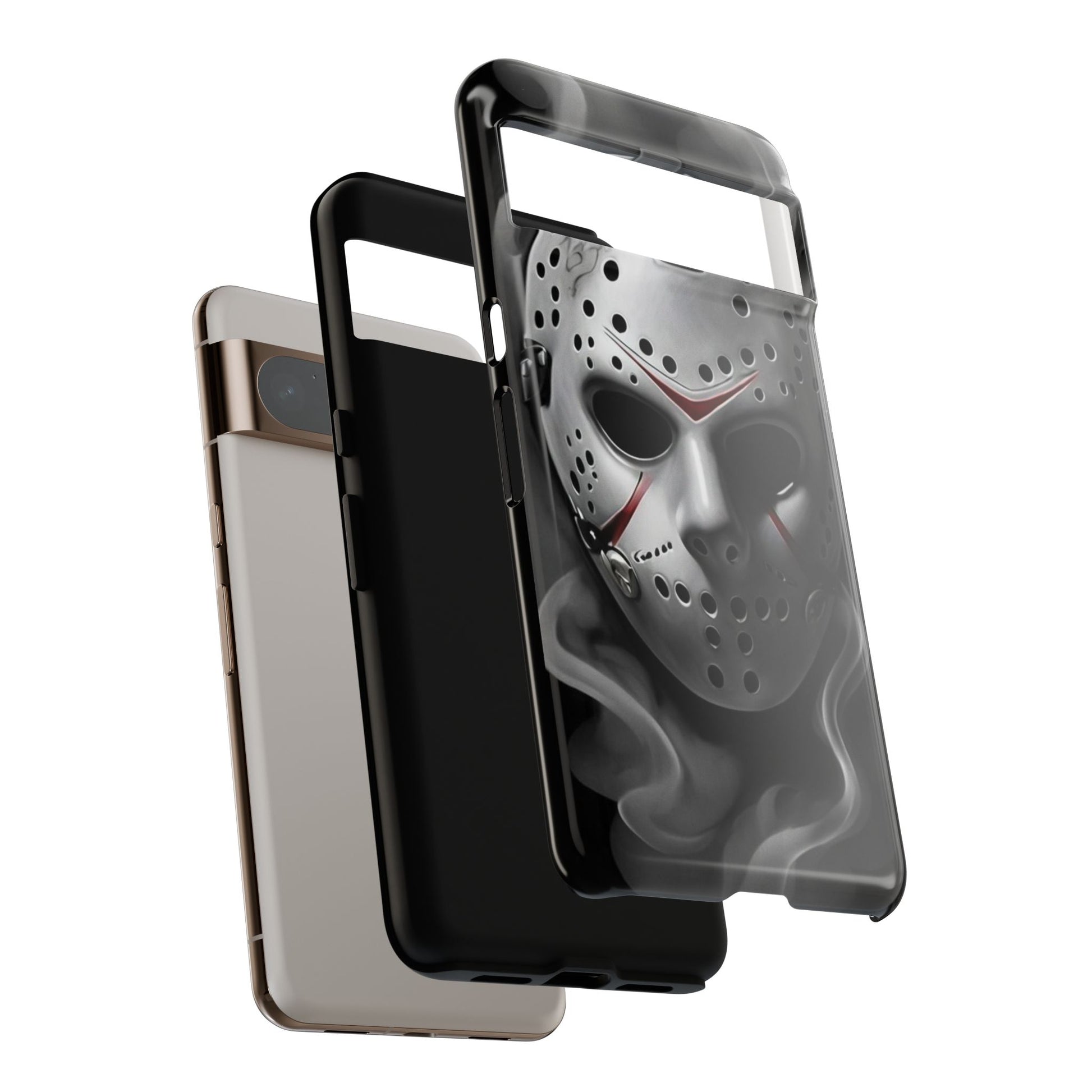 Friday the 13th Jason's Mask Tough Cases for iPhones, Samsung, and Pixel