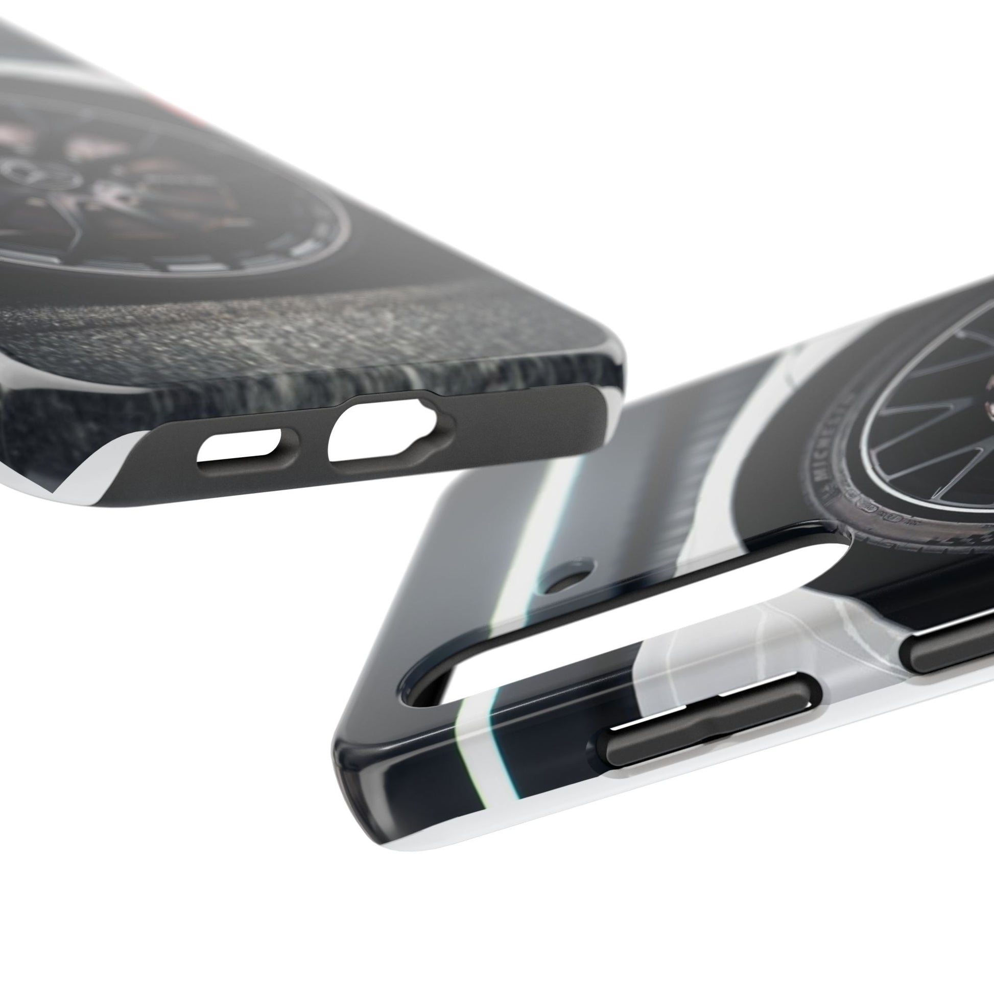 Mercedes Racing Wheel Theme Phone Cases for Iphones & Samsung Phones