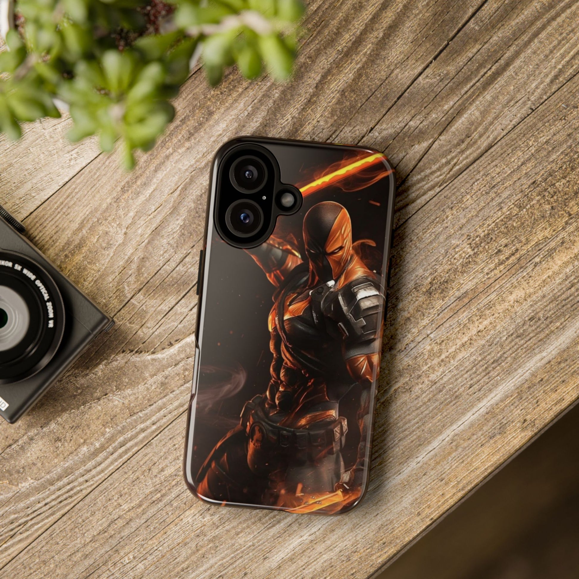 DC Comics Death Stroke Tough Cases for iPhones, Samsung, and Pixel