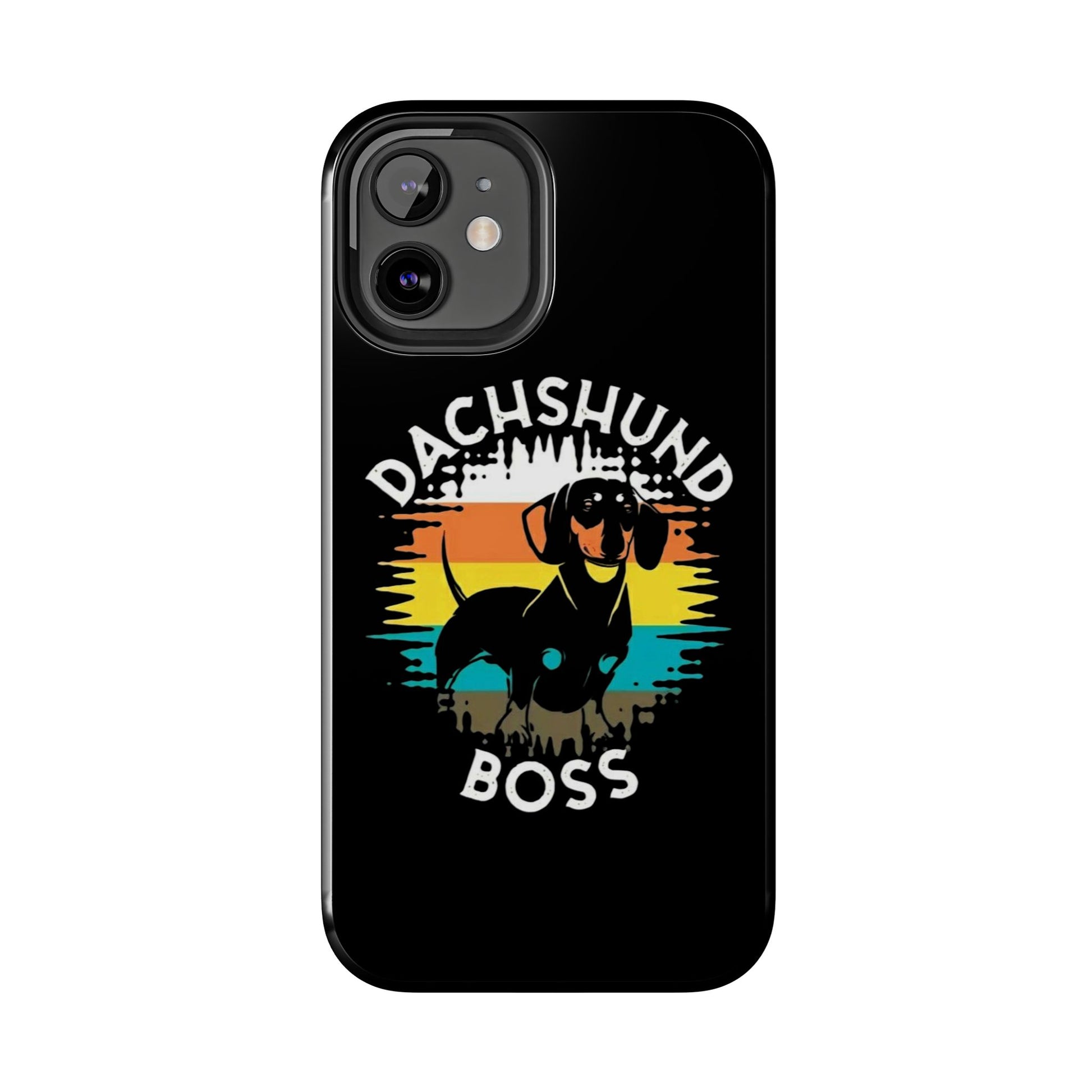 Dachshund Boss Theme Phone Cases for iPhones & Samsung Phones