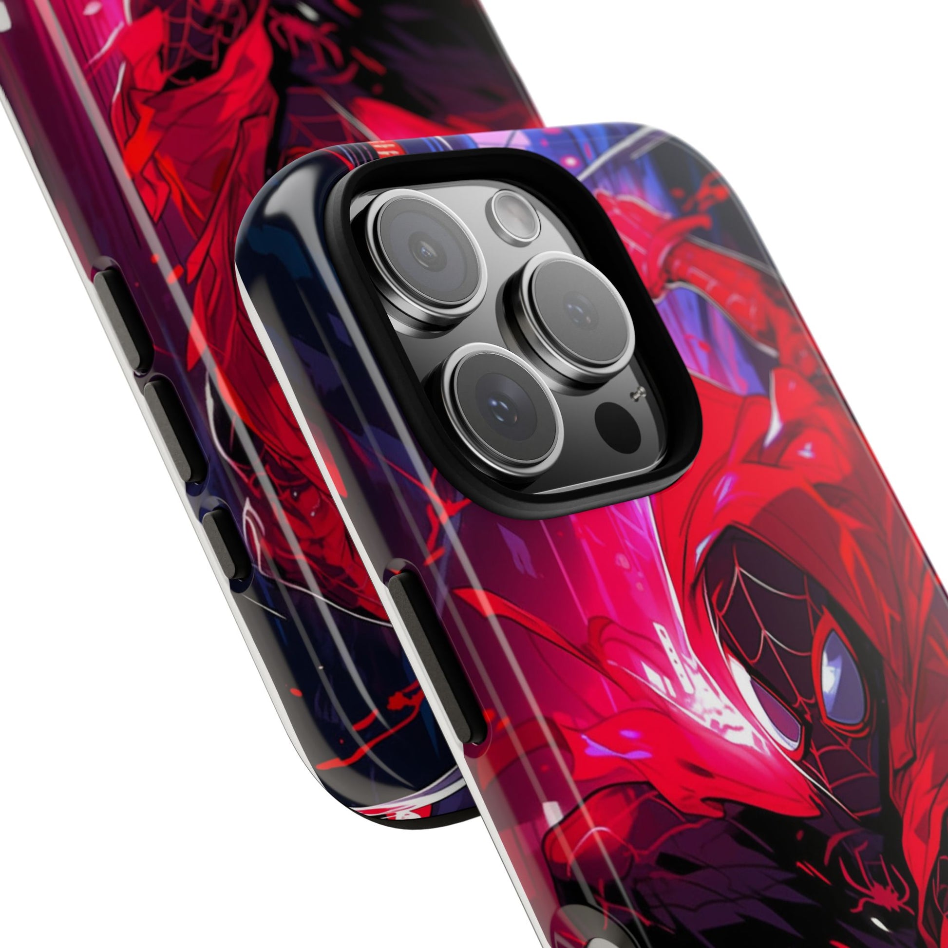 Miles Morales Spiderman Phone Case, Tough Cases for iPhones, Samsung, and Pixel
