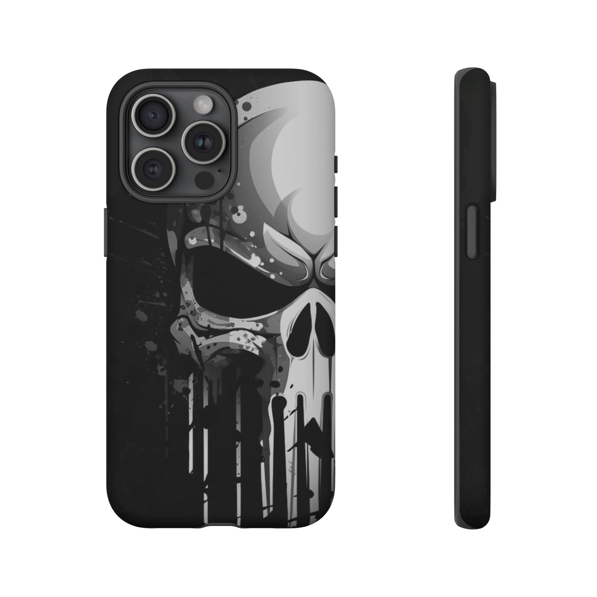 Punisher Skull Tough Cases for iPhones, Samsung, and Pixel
