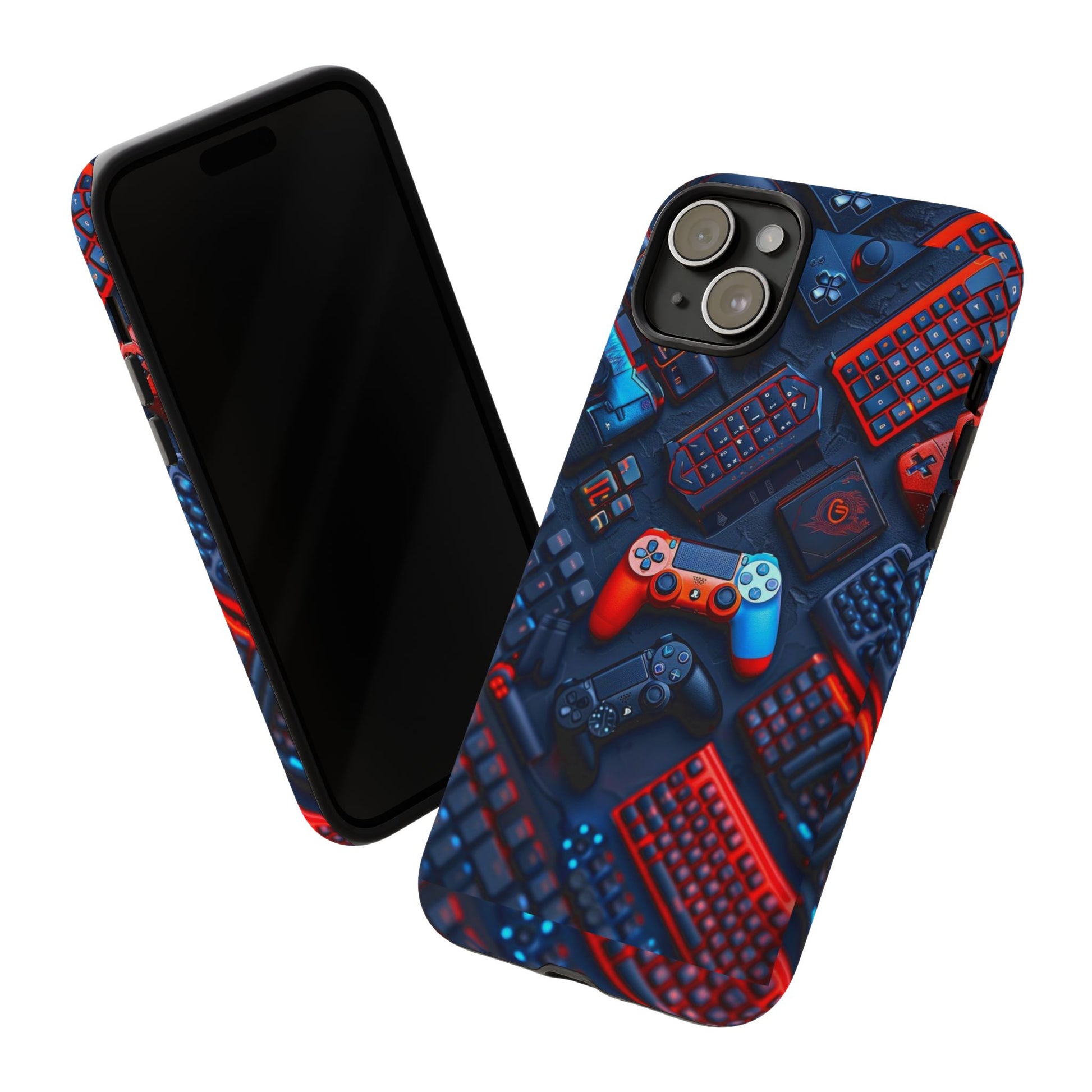 Gamer Themed Controllers Tough Cases for iPhones, Samsung, and Pixel