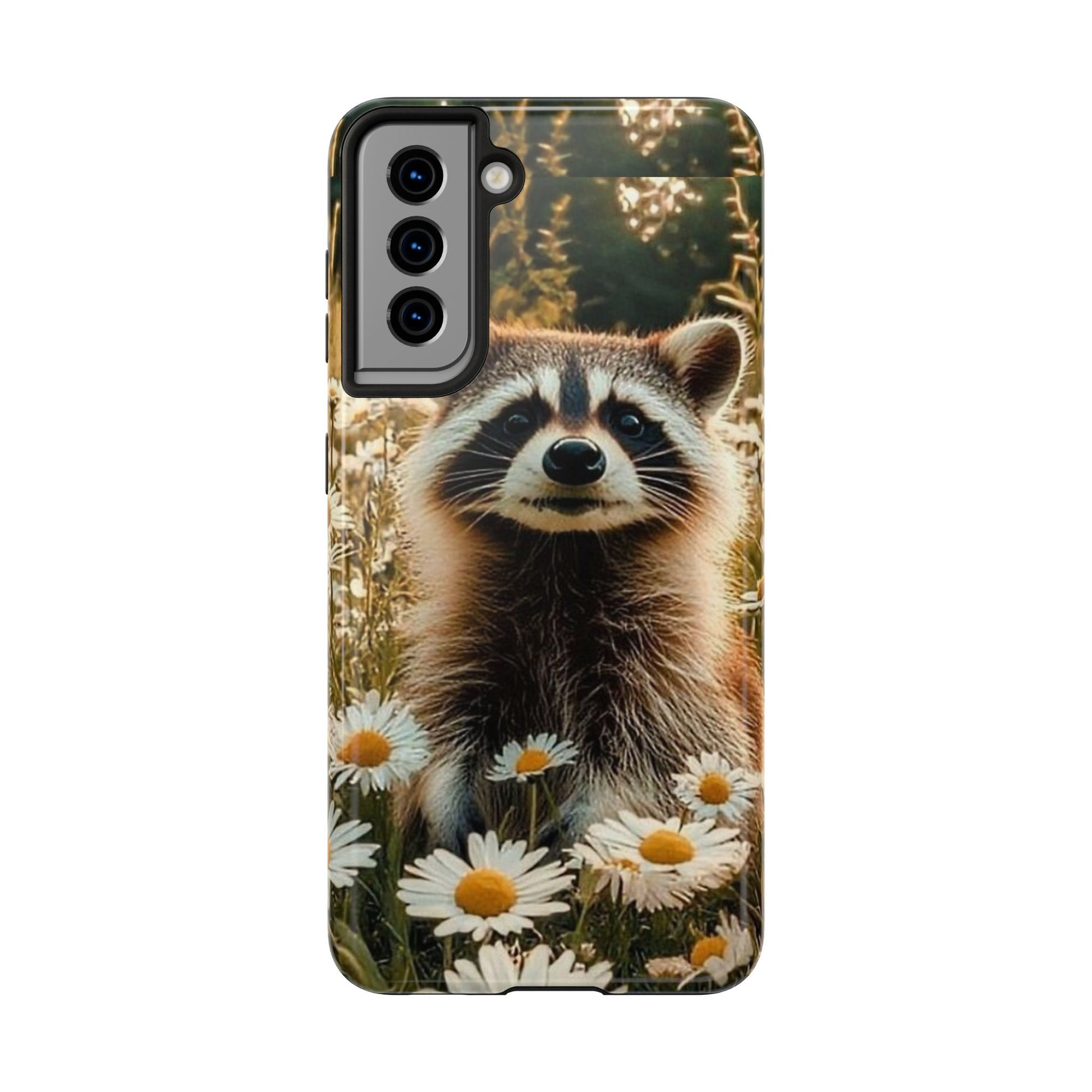 Cute Raccoon Theme Phone Cases for iPhones & Samsung Phones