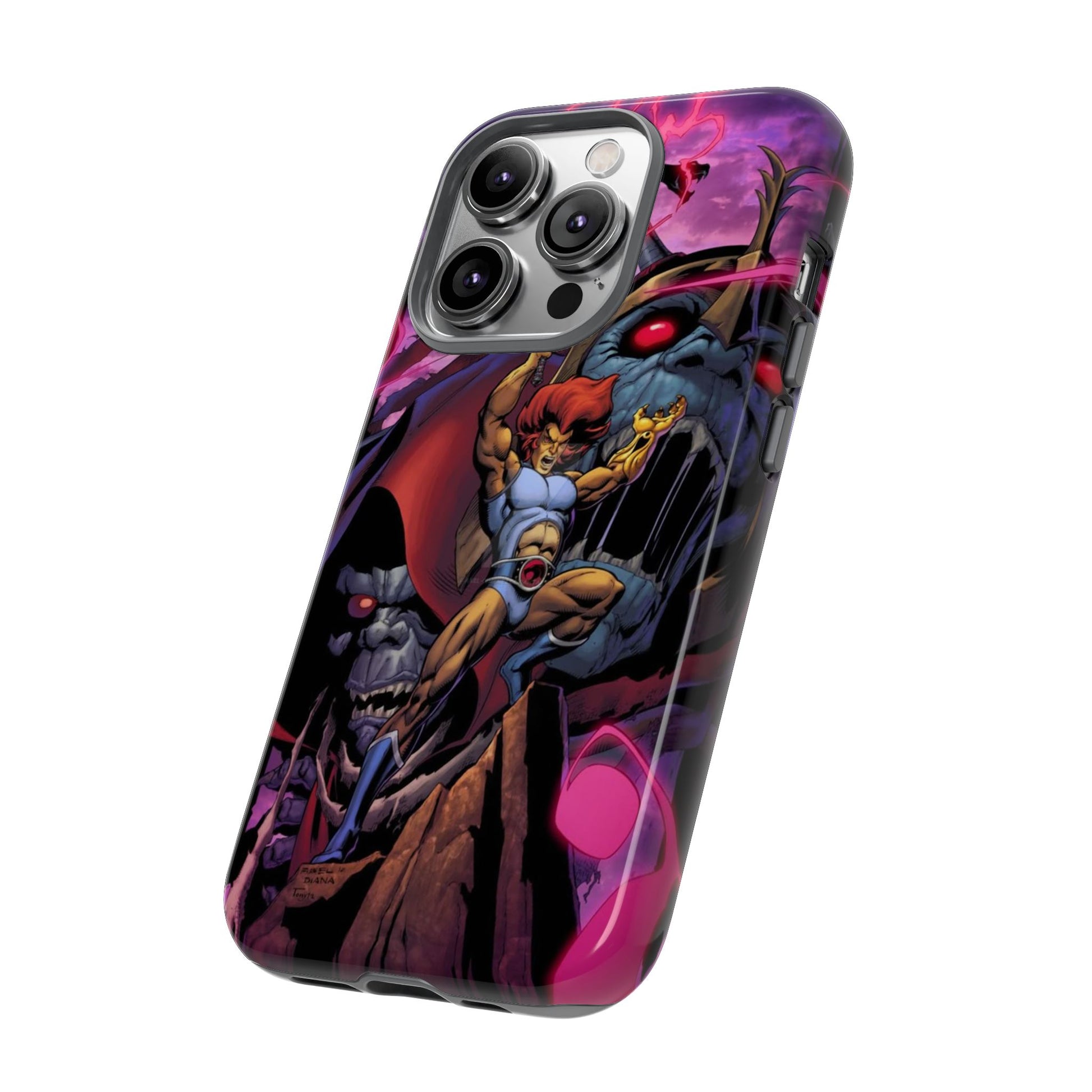 Thundercats Lion O x Mumra Tough Cases for iPhones, Samsung, and Pixel