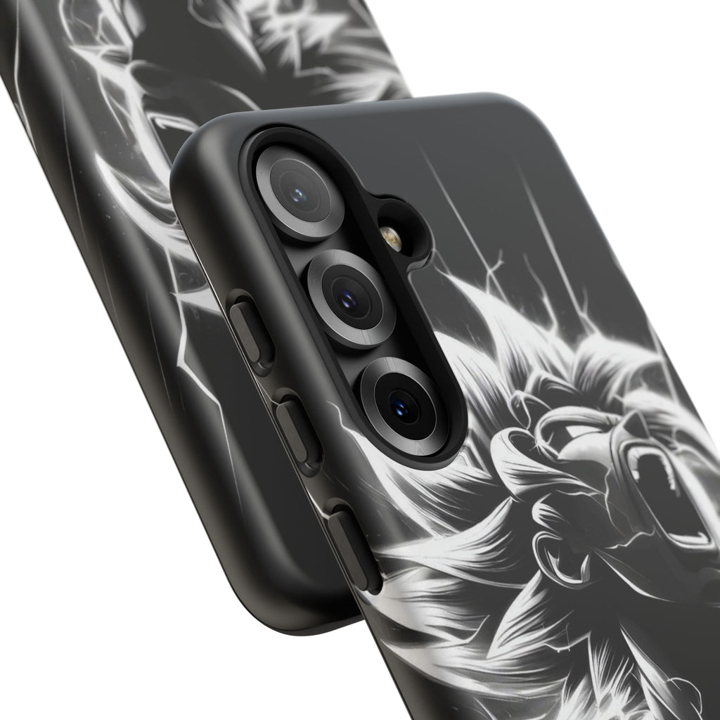 Anime Saiyan Rage Dragon ball Z Tough Cases for iPhones, Samsung, and Pixel