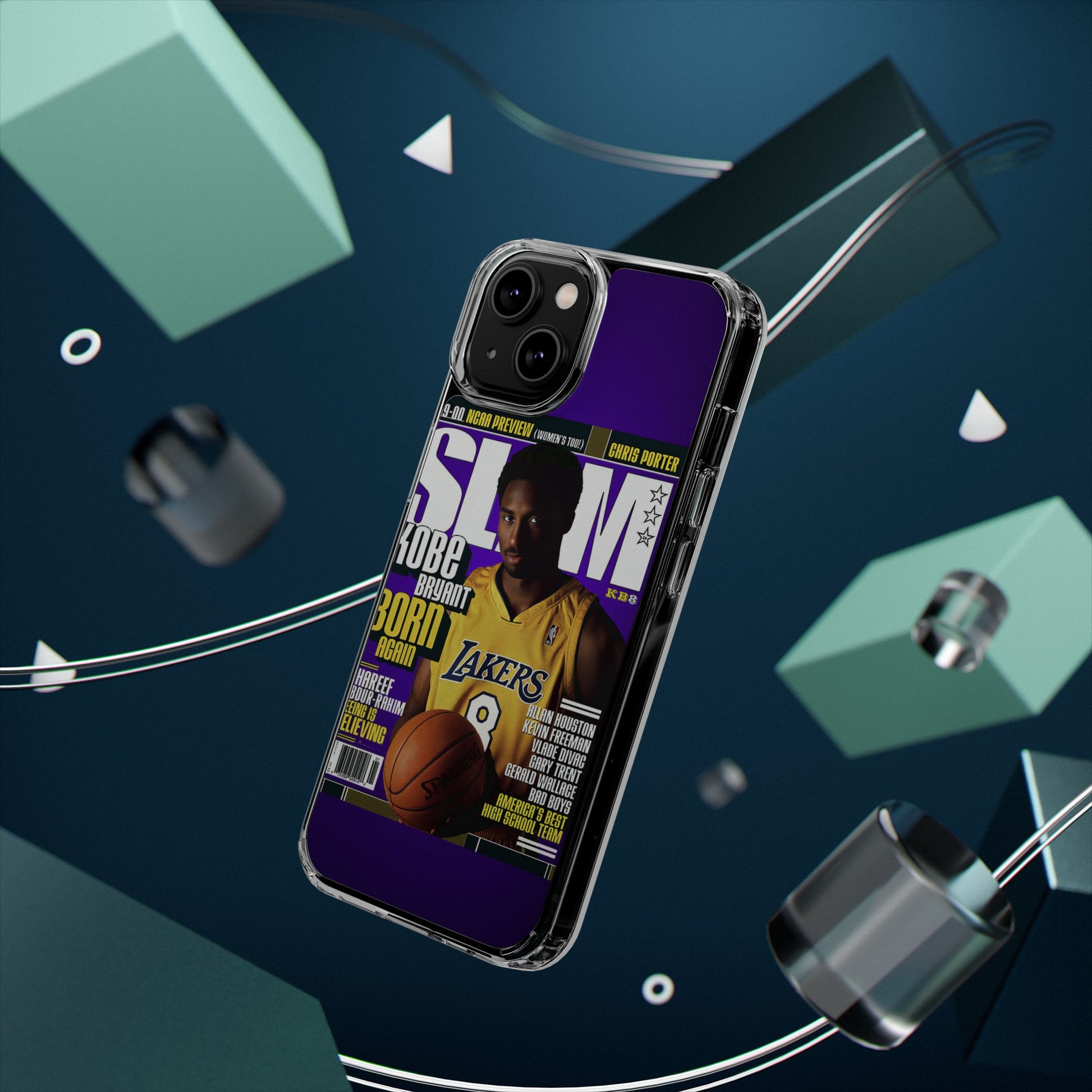 SLAM Cover Kobe Basketball Inspired design Clear Phone Cases