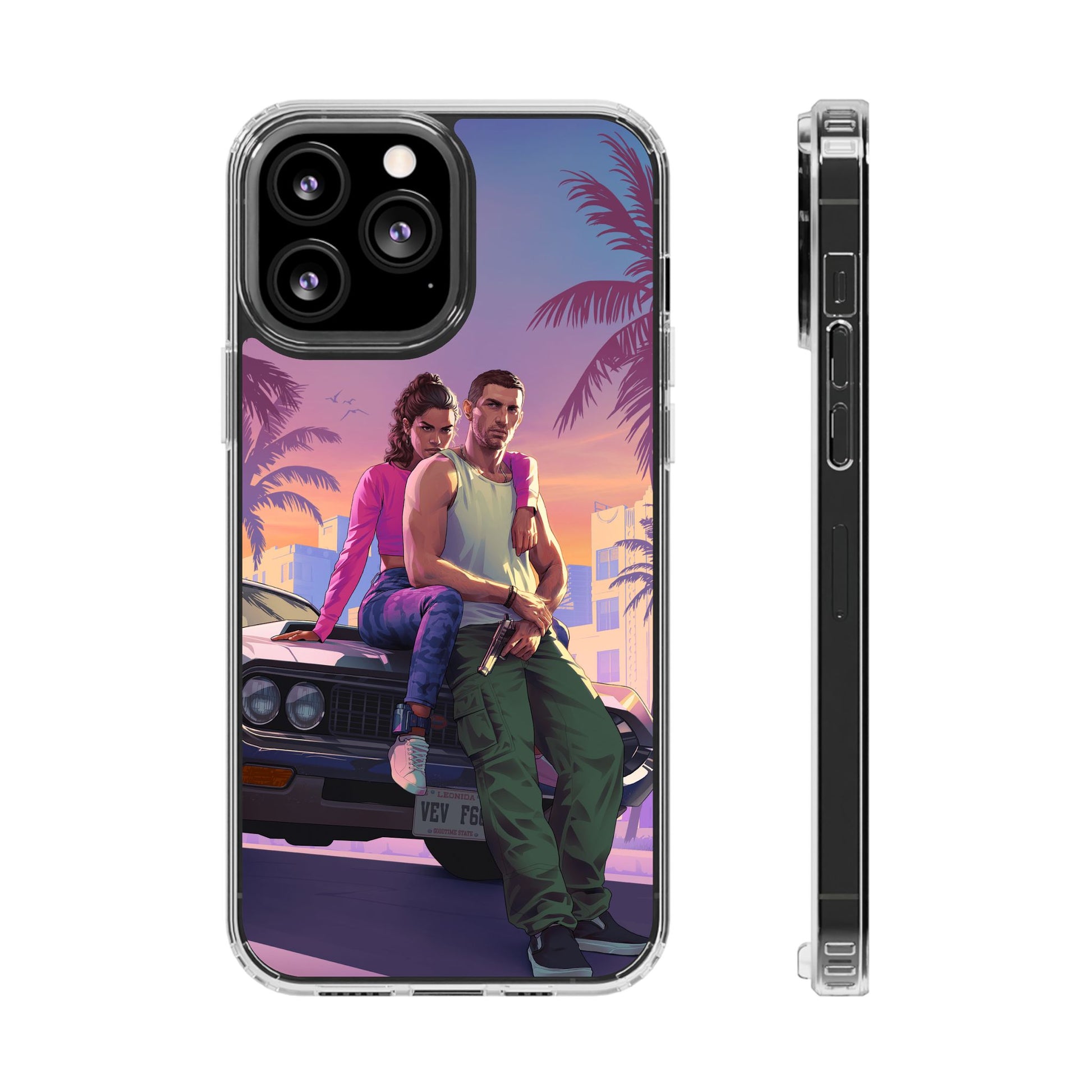 Grand Theft Game inspired Protective Iphone and Samsung case
