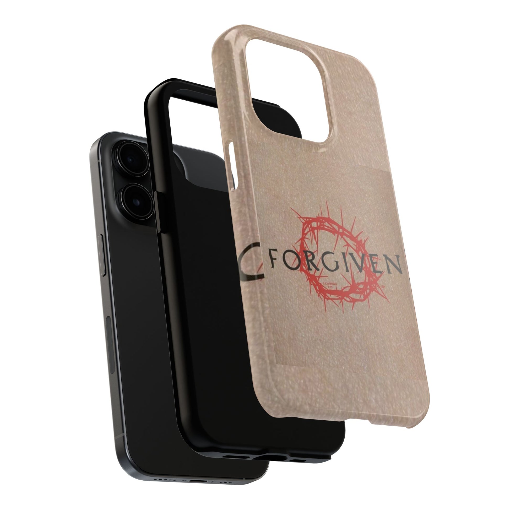 Christian Themed Forgiven Phone Cases for Iphones & Samsung Phones