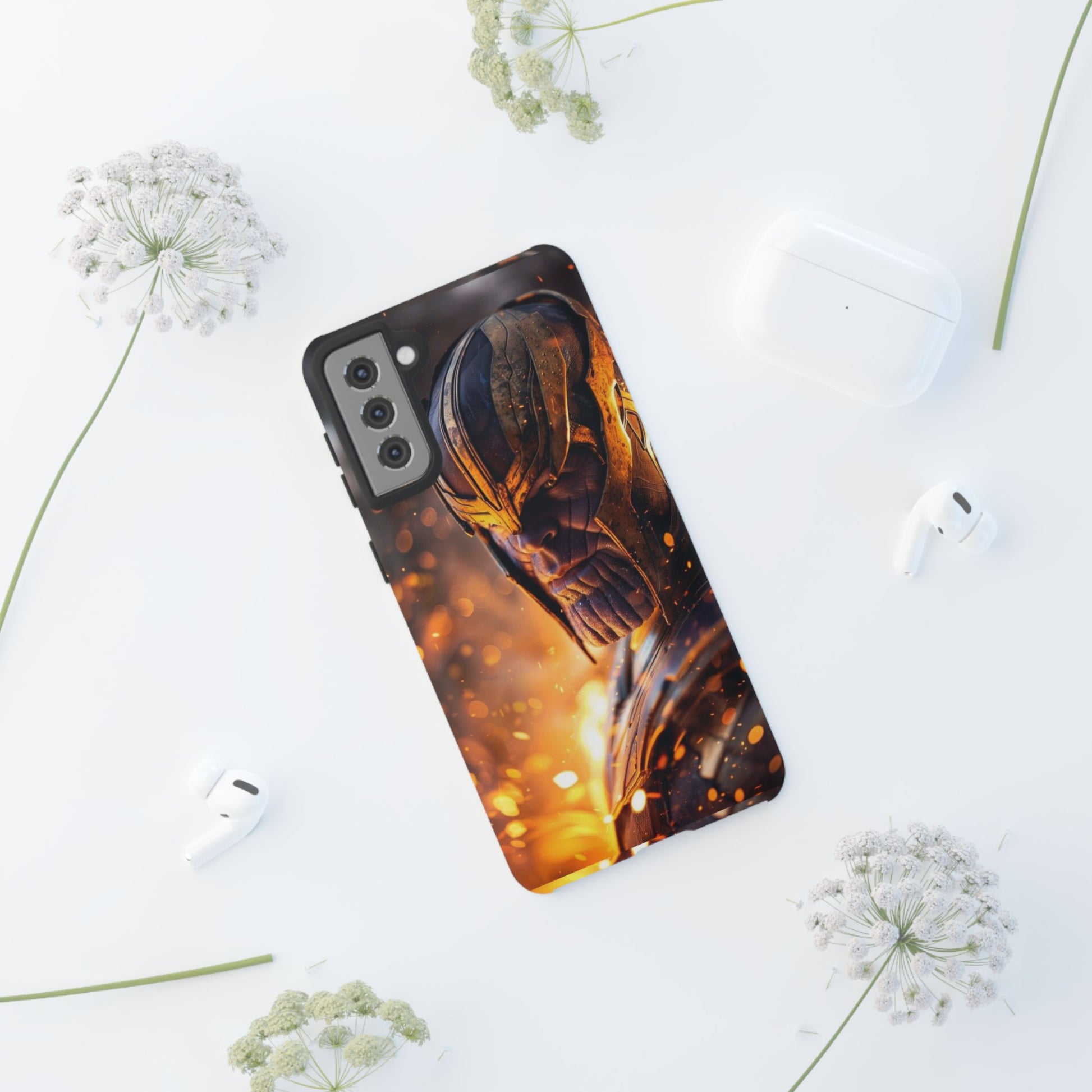 Marvel Villain Thanos Tough Cases for iPhones, Samsung, and Pixel
