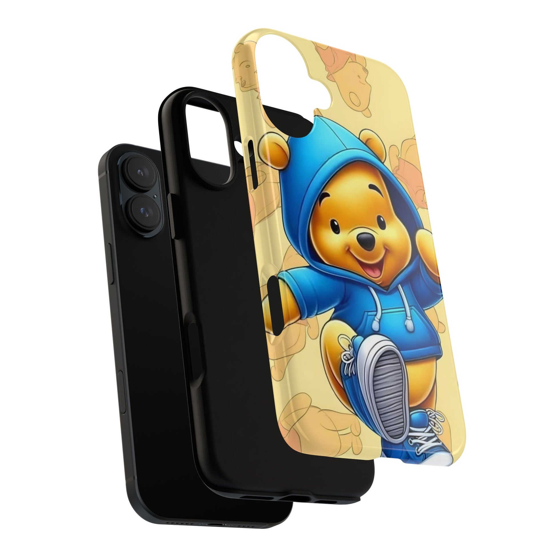 Cute Pooh Bear Phone Case, Tough Case