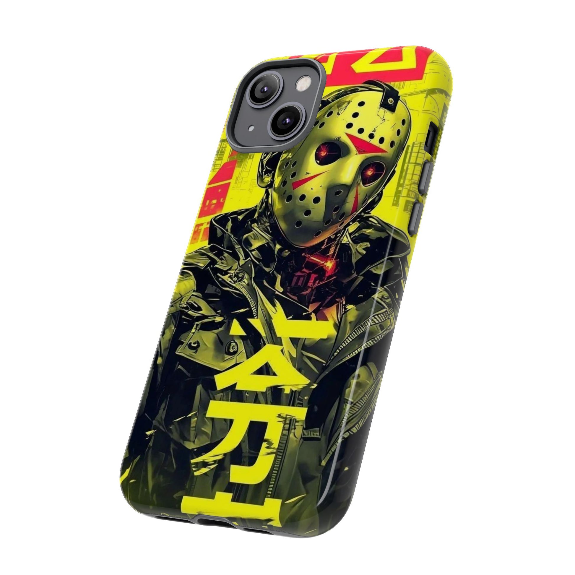 Cyberpunk X Jason Voorhees Tough Cases for iPhones, Samsung, and Pixel