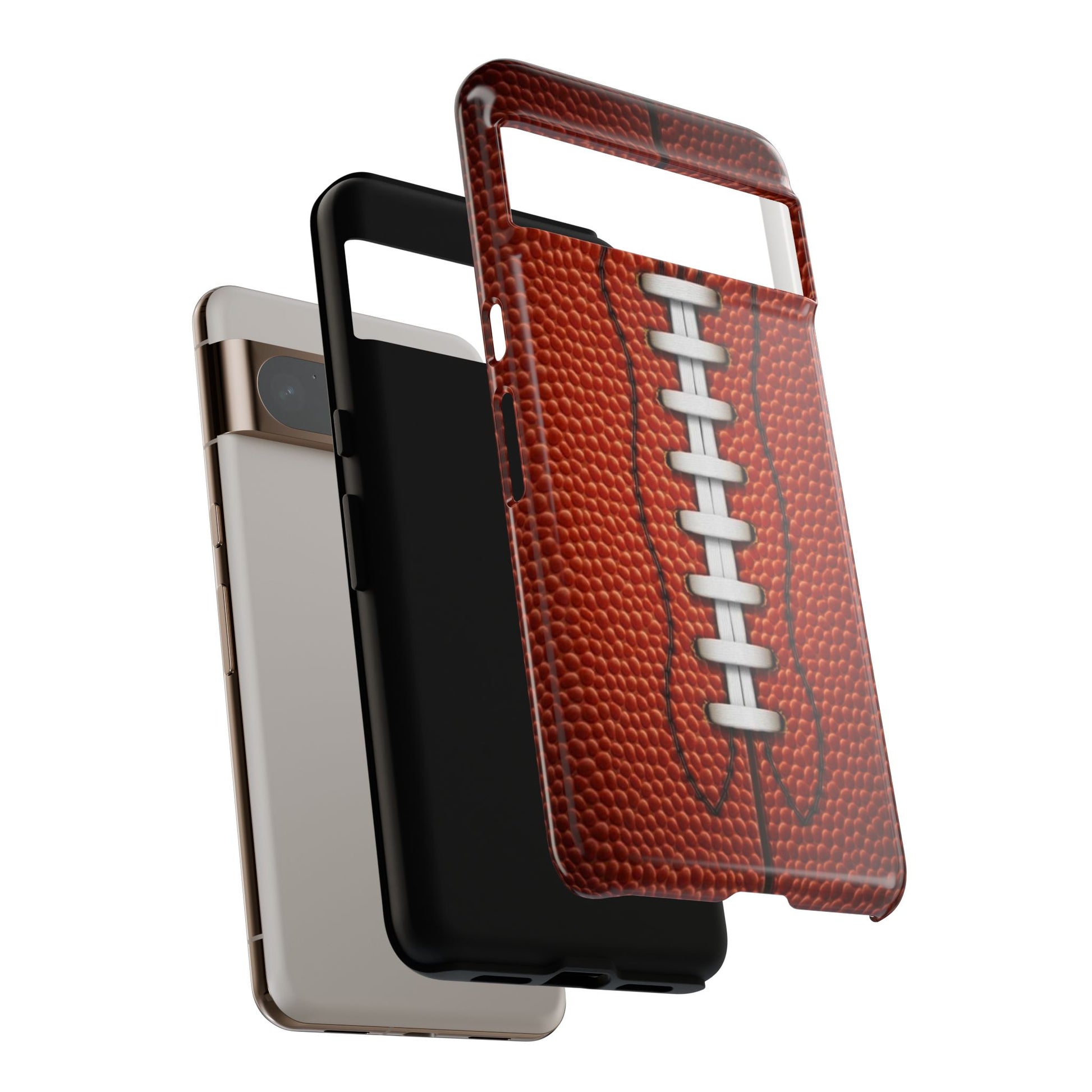 Football Pigskin Print Tough Cases for iPhones, Samsung, and Pixel