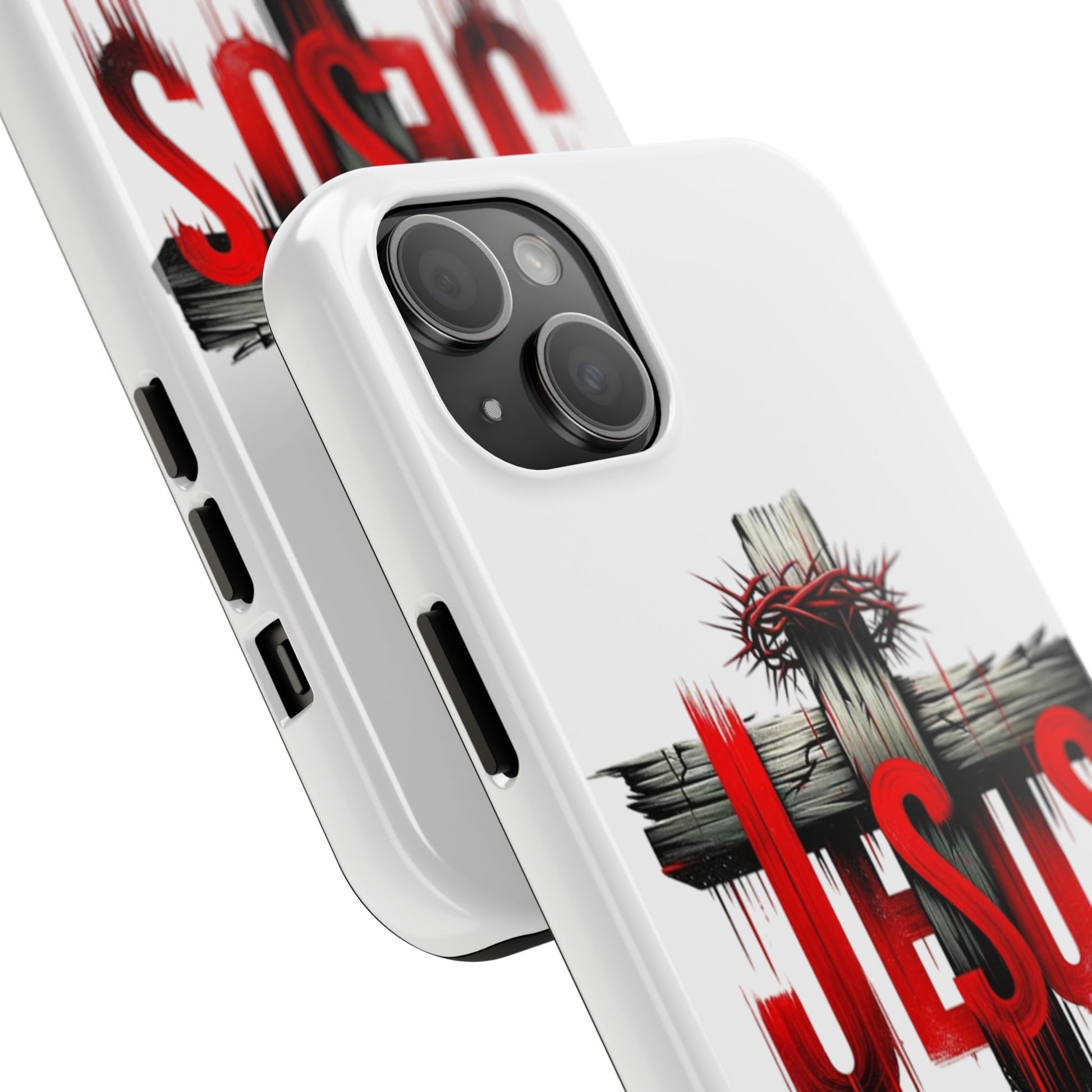 Jesus Cross and Crown Christian Theme Phone Cases for iPhones & Samsung Phones