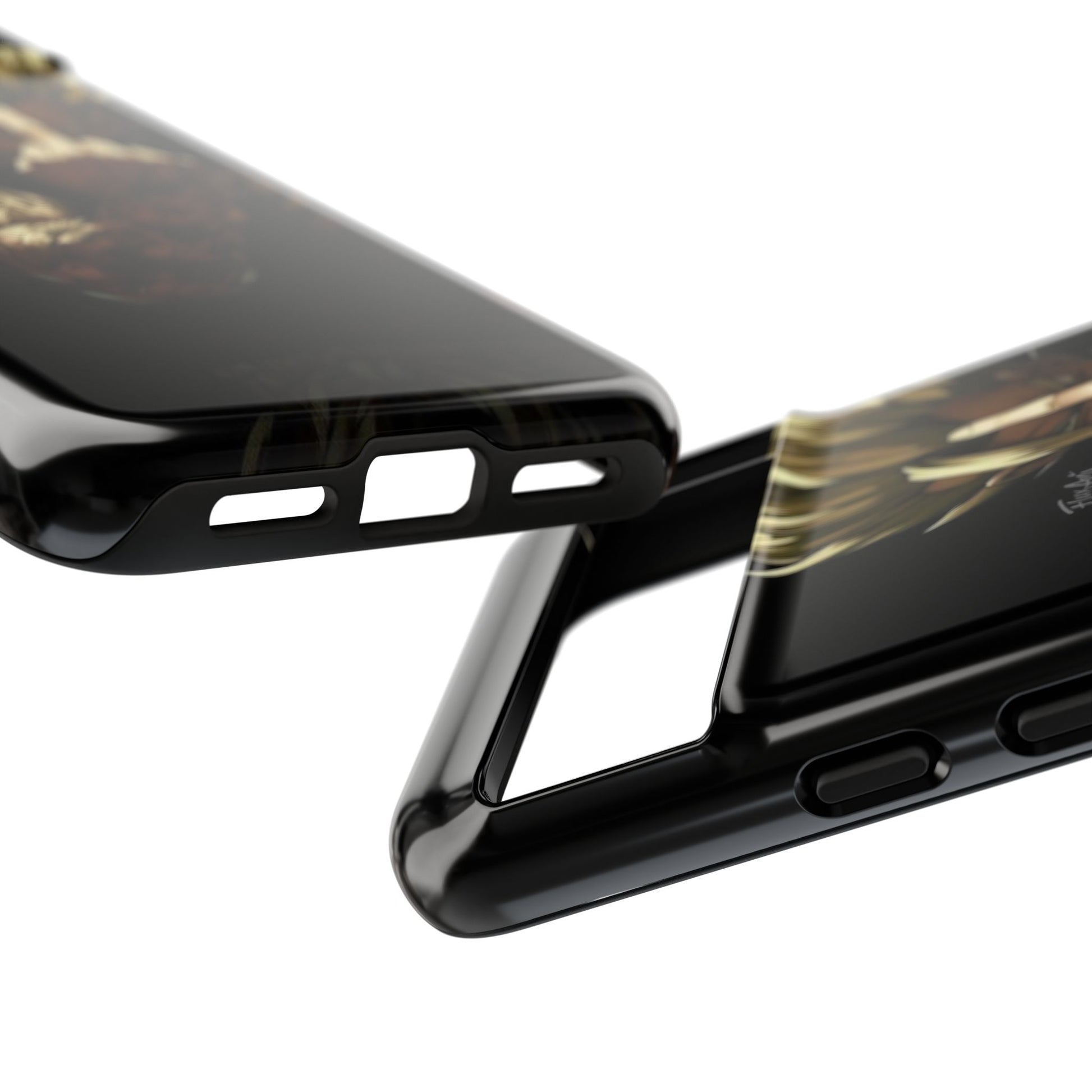 Middle Finger SS Goku Dragon Ball Z Tough Cases for iPhones, Samsung, and Pixel