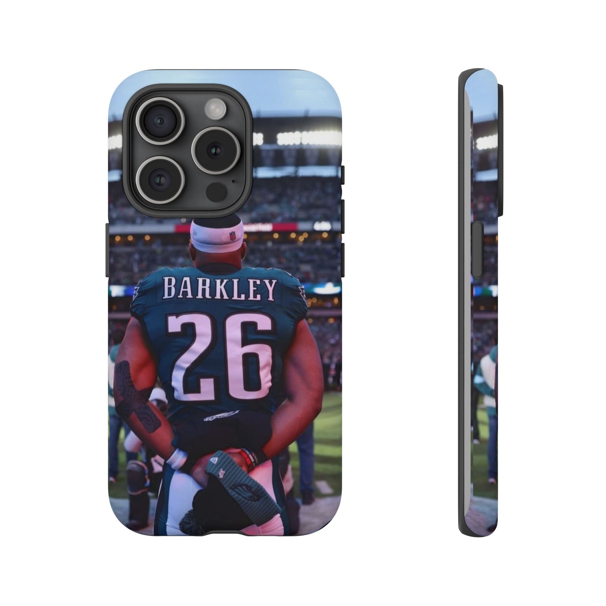 Eagles Football Saquon Barkley Tough Cases for iPhones, Samsung, and Pixel
