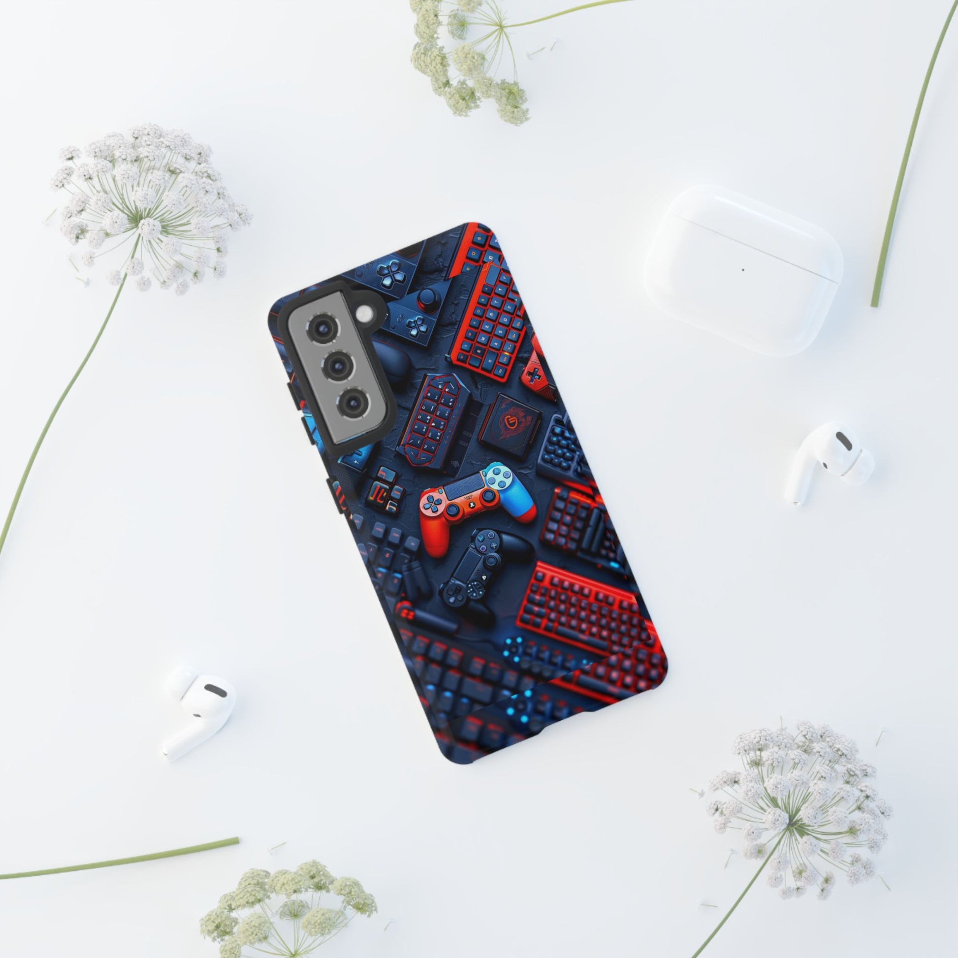 Gamer Themed Controllers Tough Cases for iPhones, Samsung, and Pixel