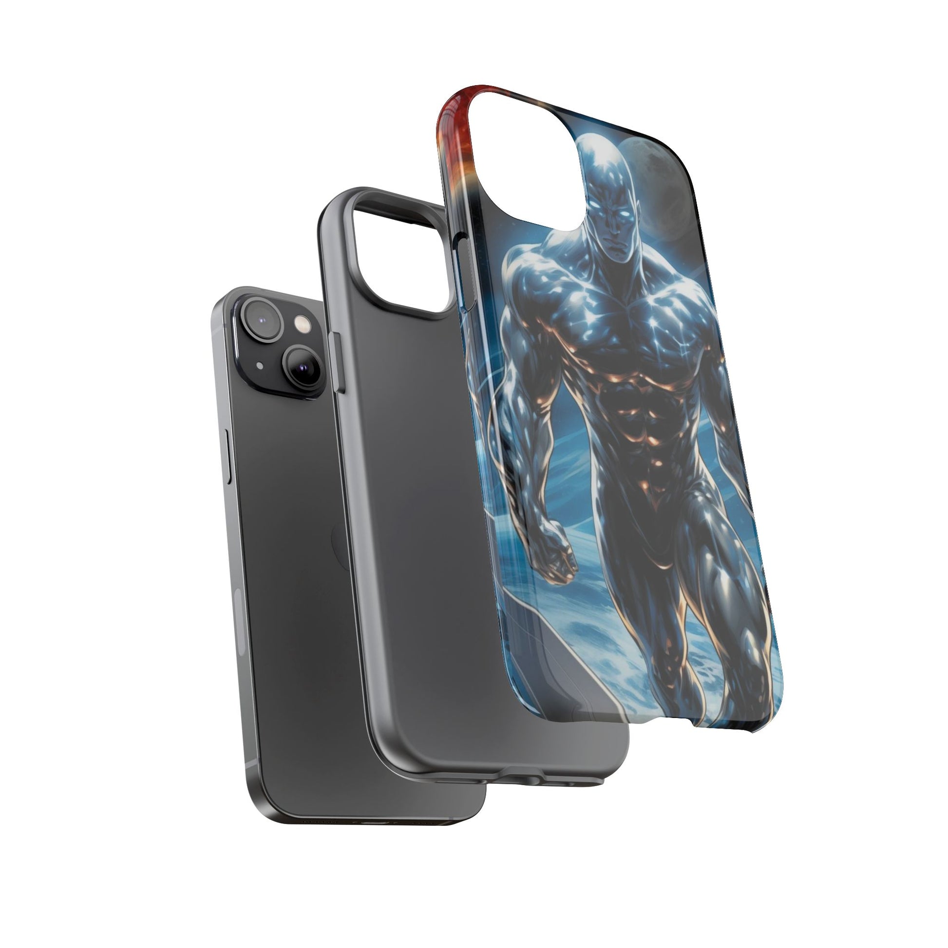 The Silver Surfer Comic Art Phone Case, Tough Cases for iPhones, Samsung, and Pixel