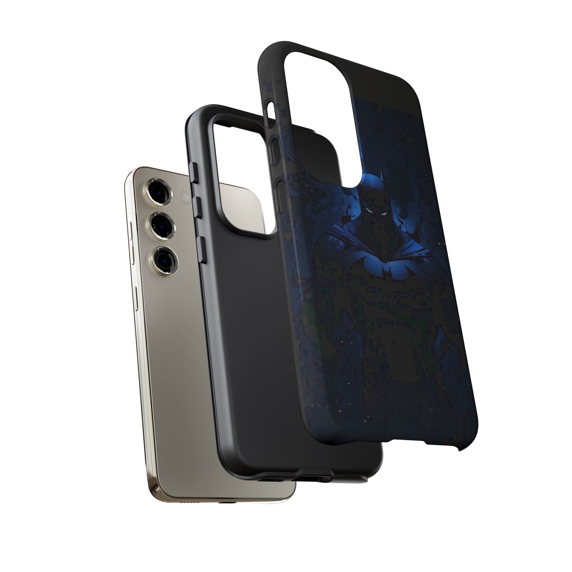 Dark Knight Batman Tough Cases for iPhones, Samsung, and Pixel