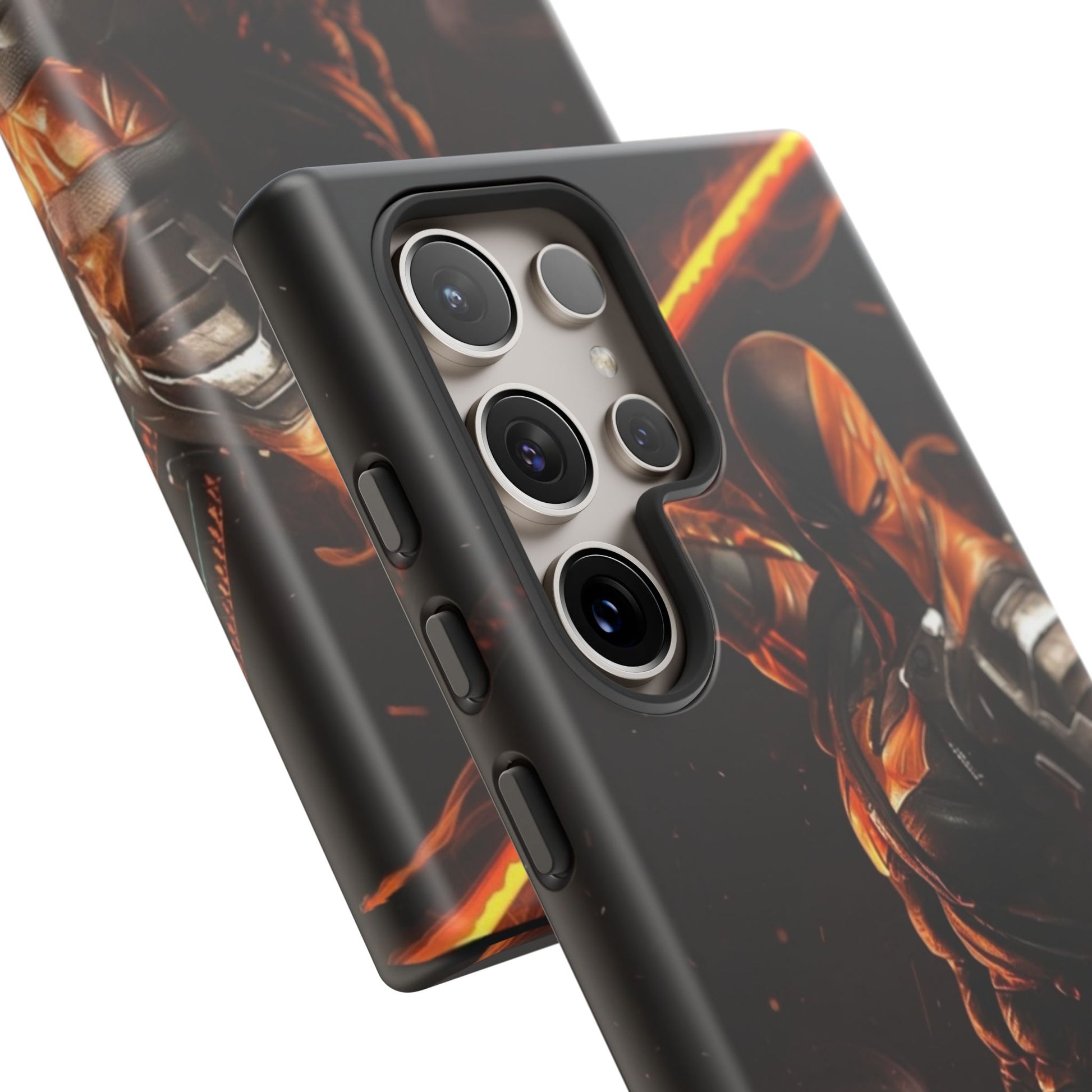 DC Comics Death Stroke Tough Cases for iPhones, Samsung, and Pixel