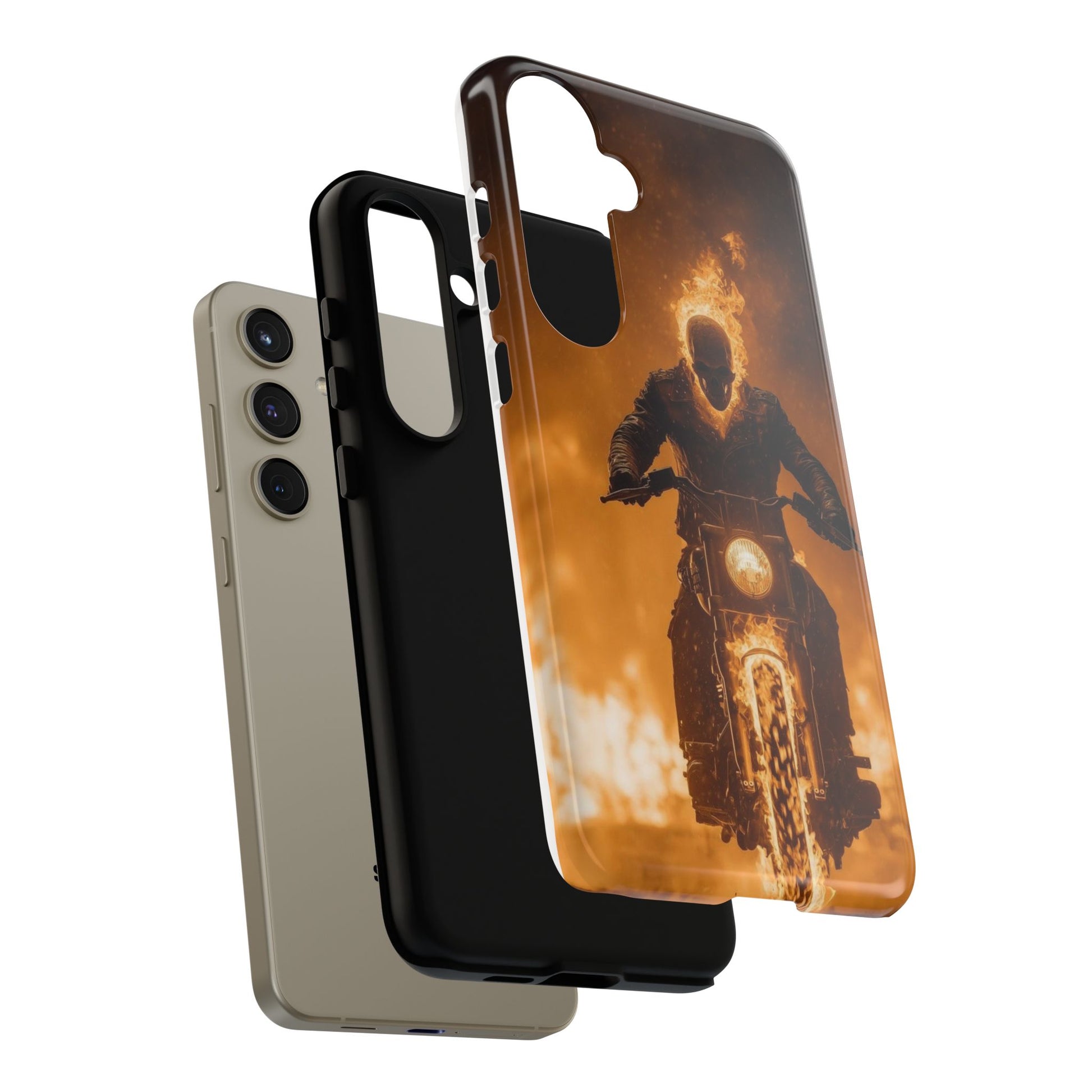 Marvel's Ghostrider Tough Cases for iPhones, Samsung, and Pixel