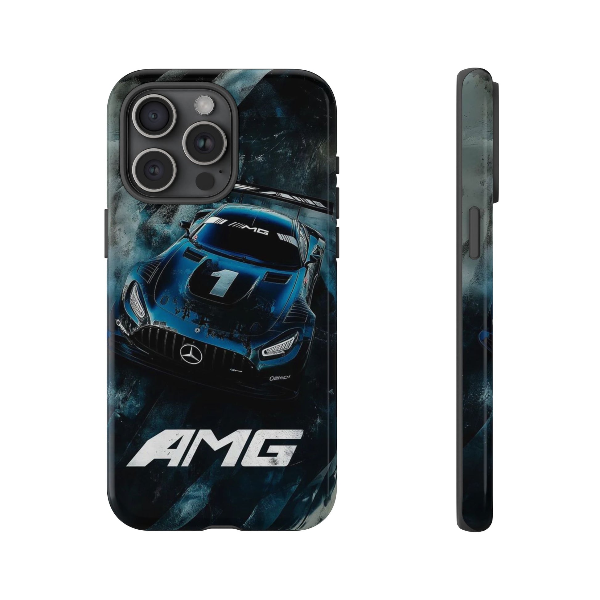 Mercedes AMG Racing Car Tough Cases for iPhones, Samsung, and Pixel