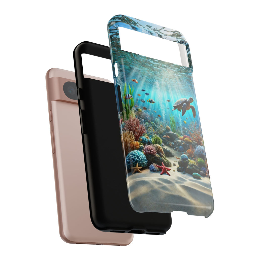Under Sea Landscape Tough Cases for iPhones, Samsung, and Pixel