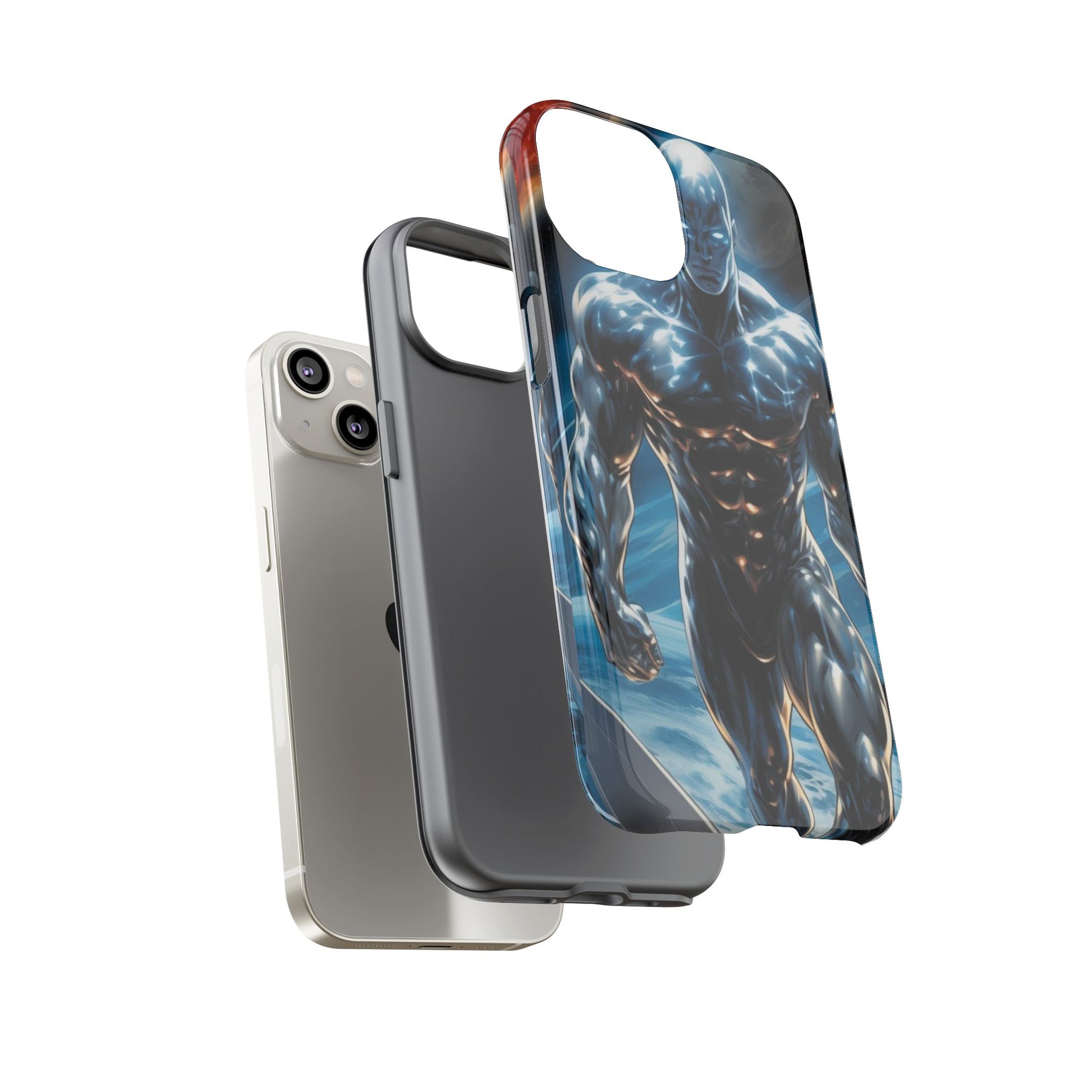The Silver Surfer Comic Art Phone Case, Tough Cases for iPhones, Samsung, and Pixel