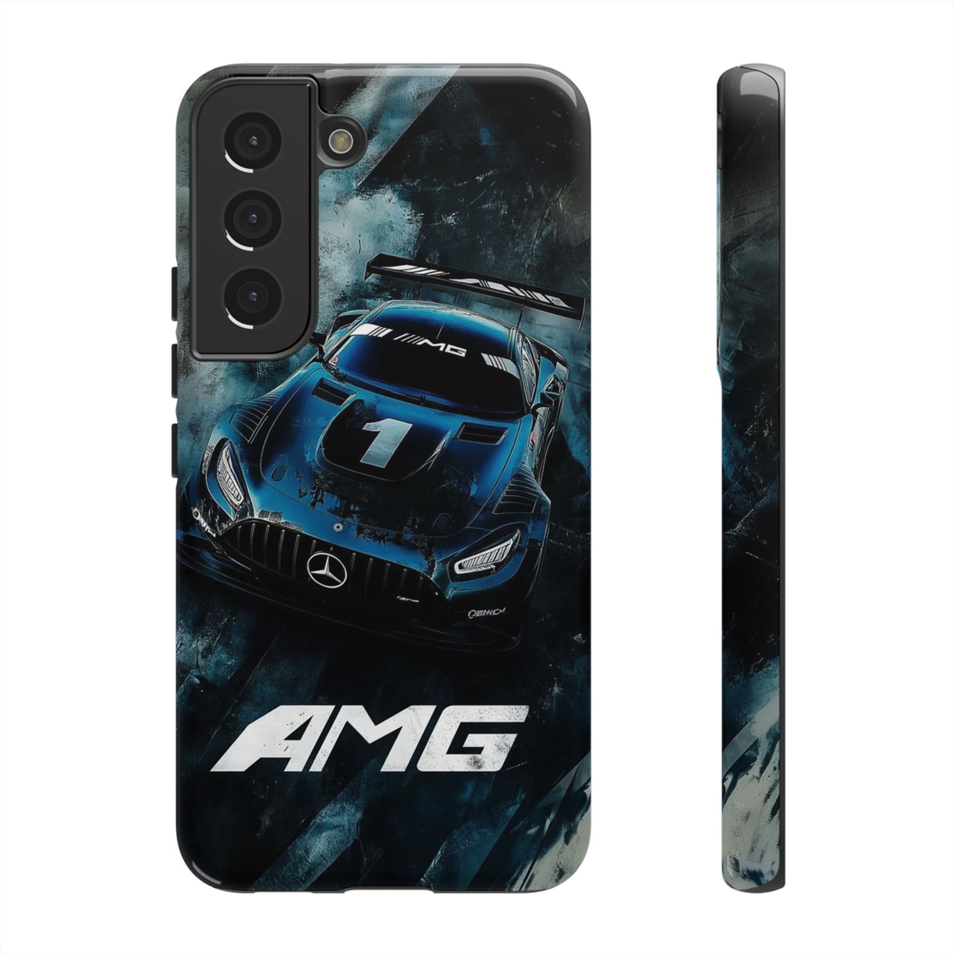 Mercedes AMG Racing Car Tough Cases for iPhones, Samsung, and Pixel