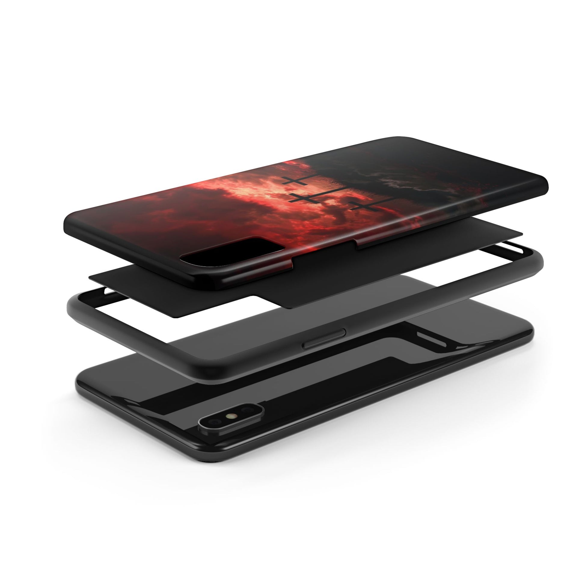 Crosses at Golgotha Christian Cases for iPhones & Samsung Phones