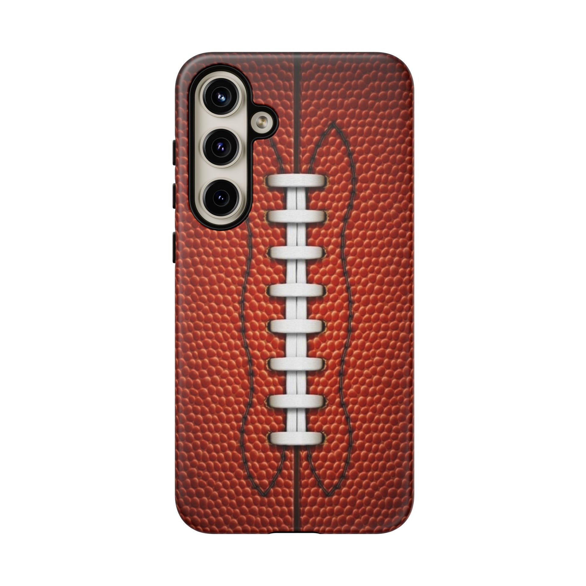 Football Pigskin Print Tough Cases for iPhones, Samsung, and Pixel