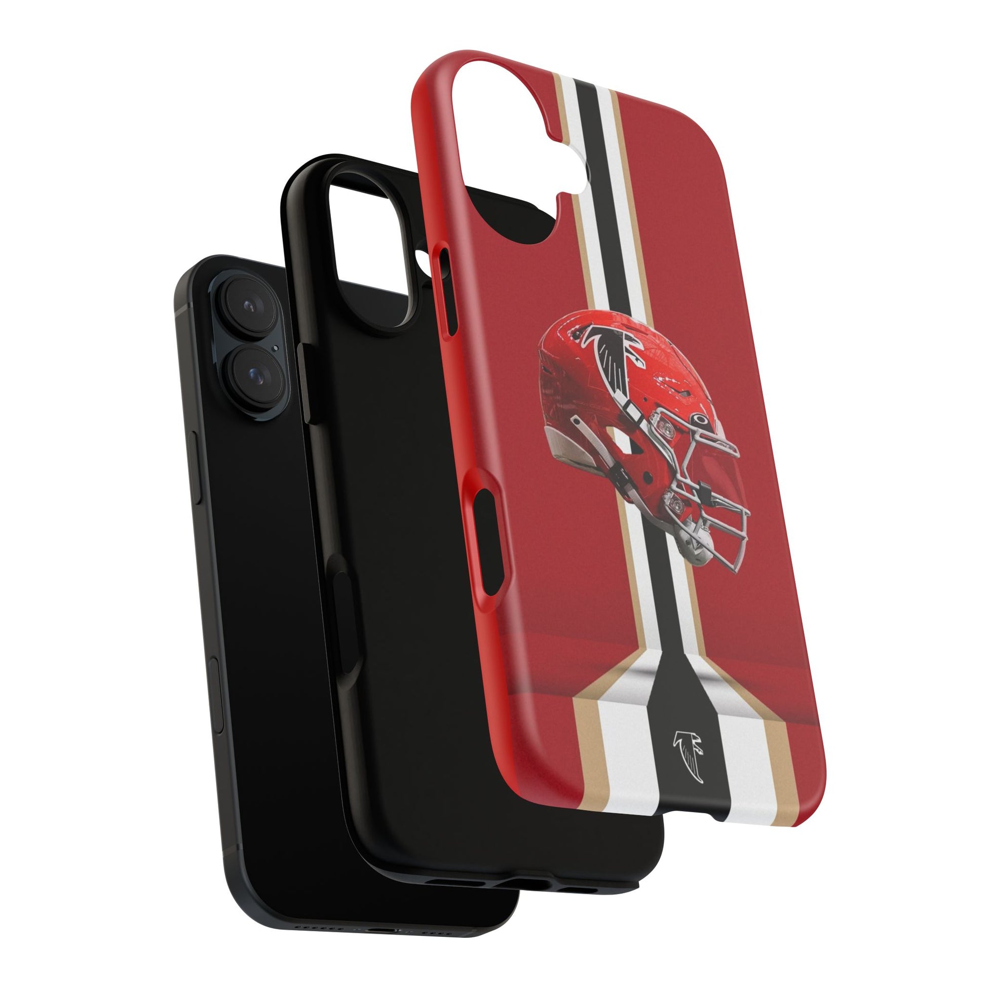Atlanta Falcons Football Helmet Logo Tough Cases for iPhones, Samsung, and Pixel