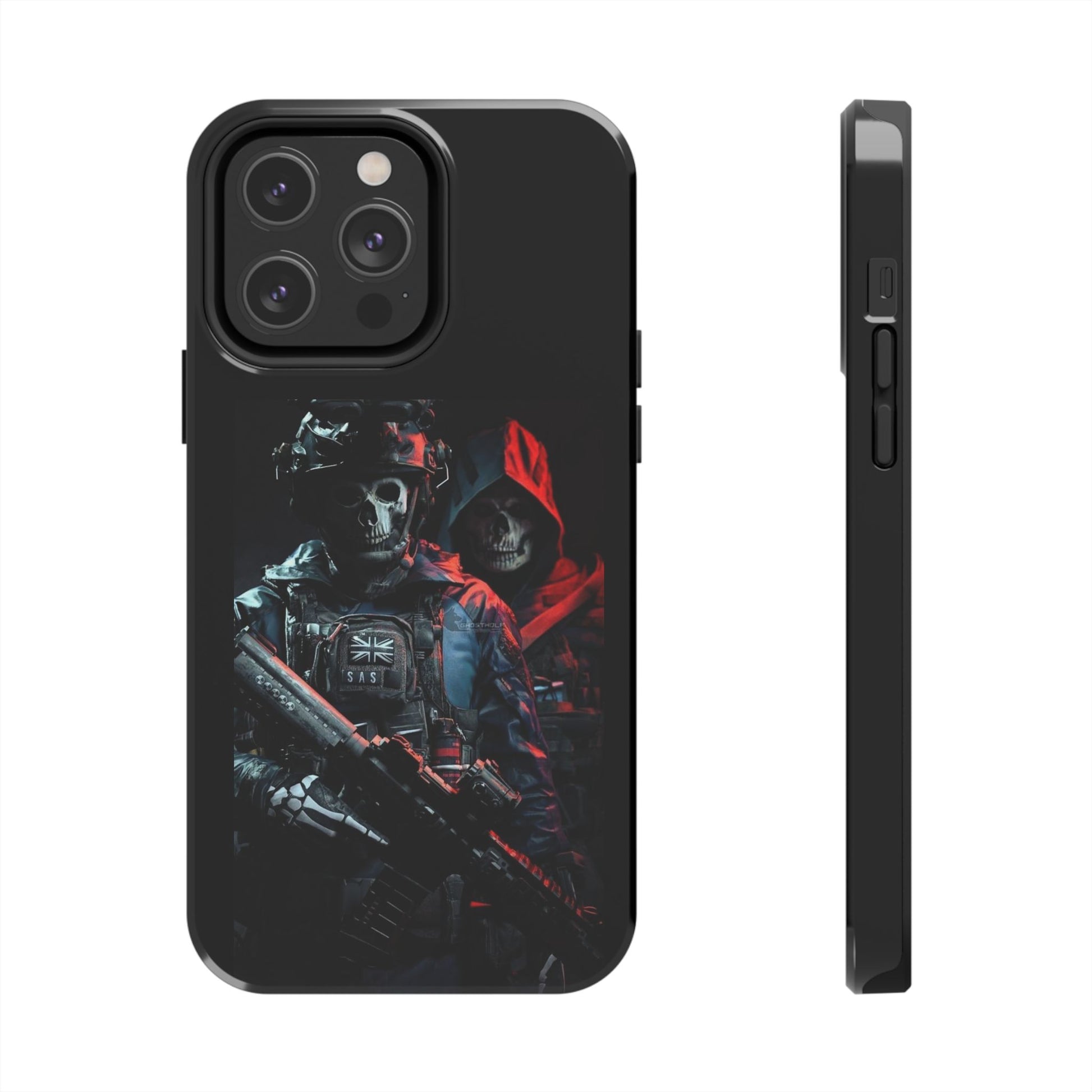 COD Ghost Gamer Phone Cases for Iphones & Samsung Phones
