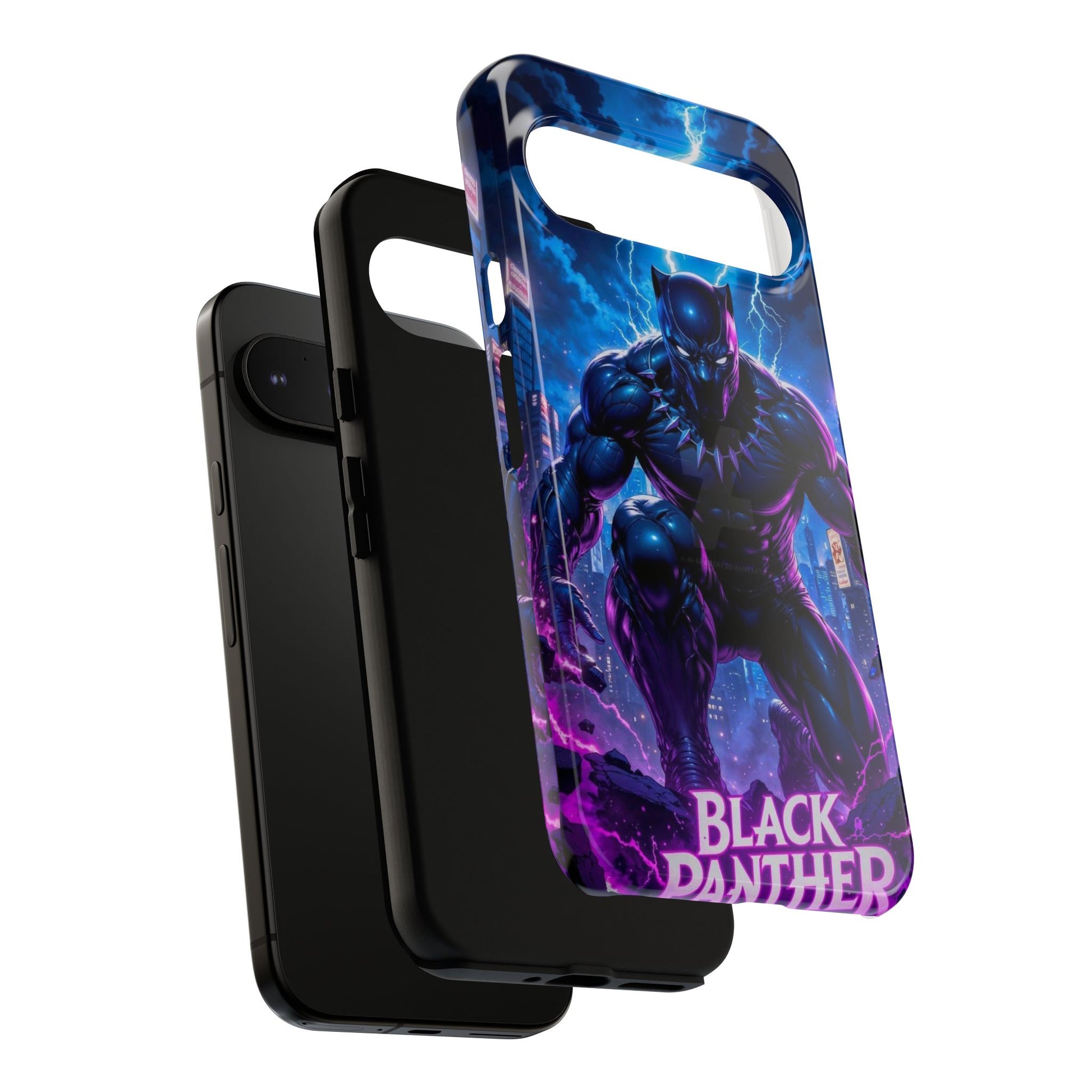 Black Panther Phone Case, Tough Cases for iPhones, Samsung, and Pixel