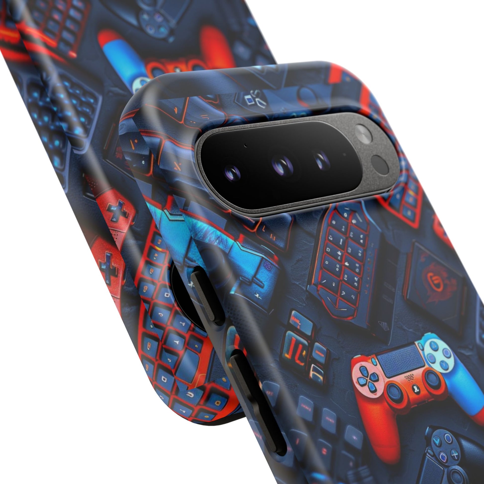 Gamer Themed Controllers Tough Cases for iPhones, Samsung, and Pixel