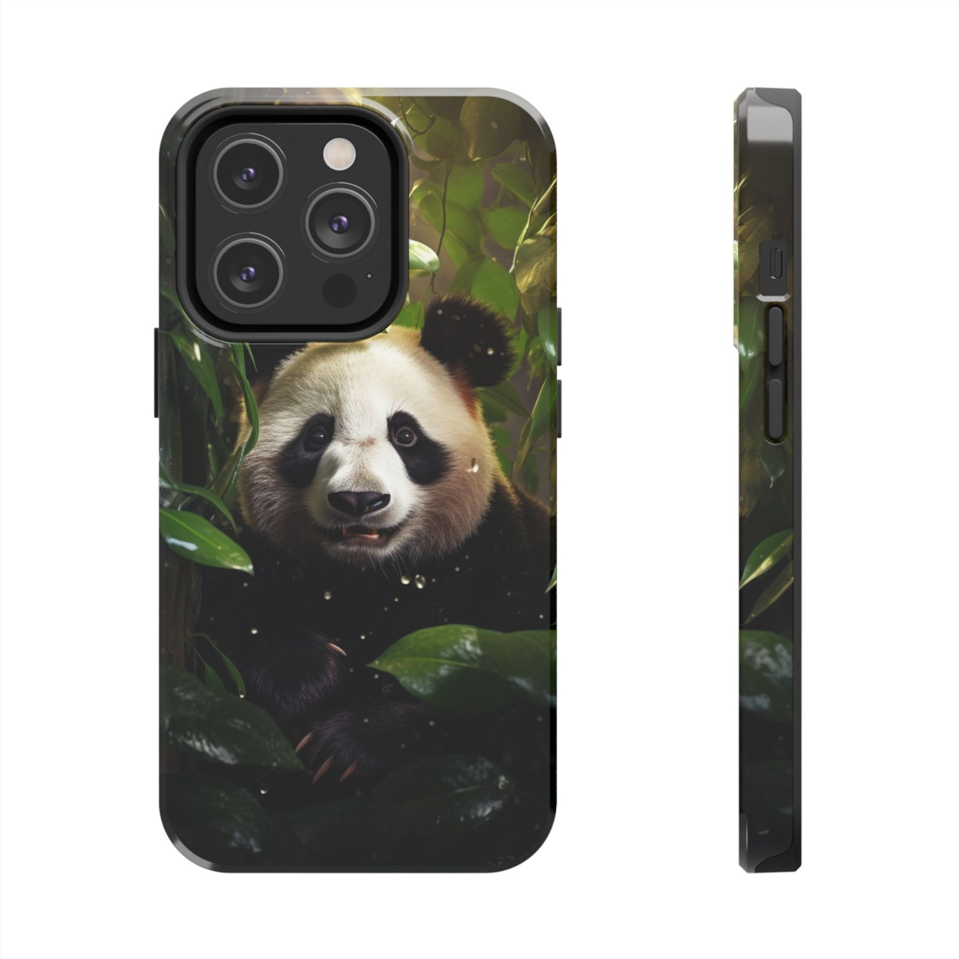 Smiling Panda Theme Phone Cases for iPhones & Samsung Phones