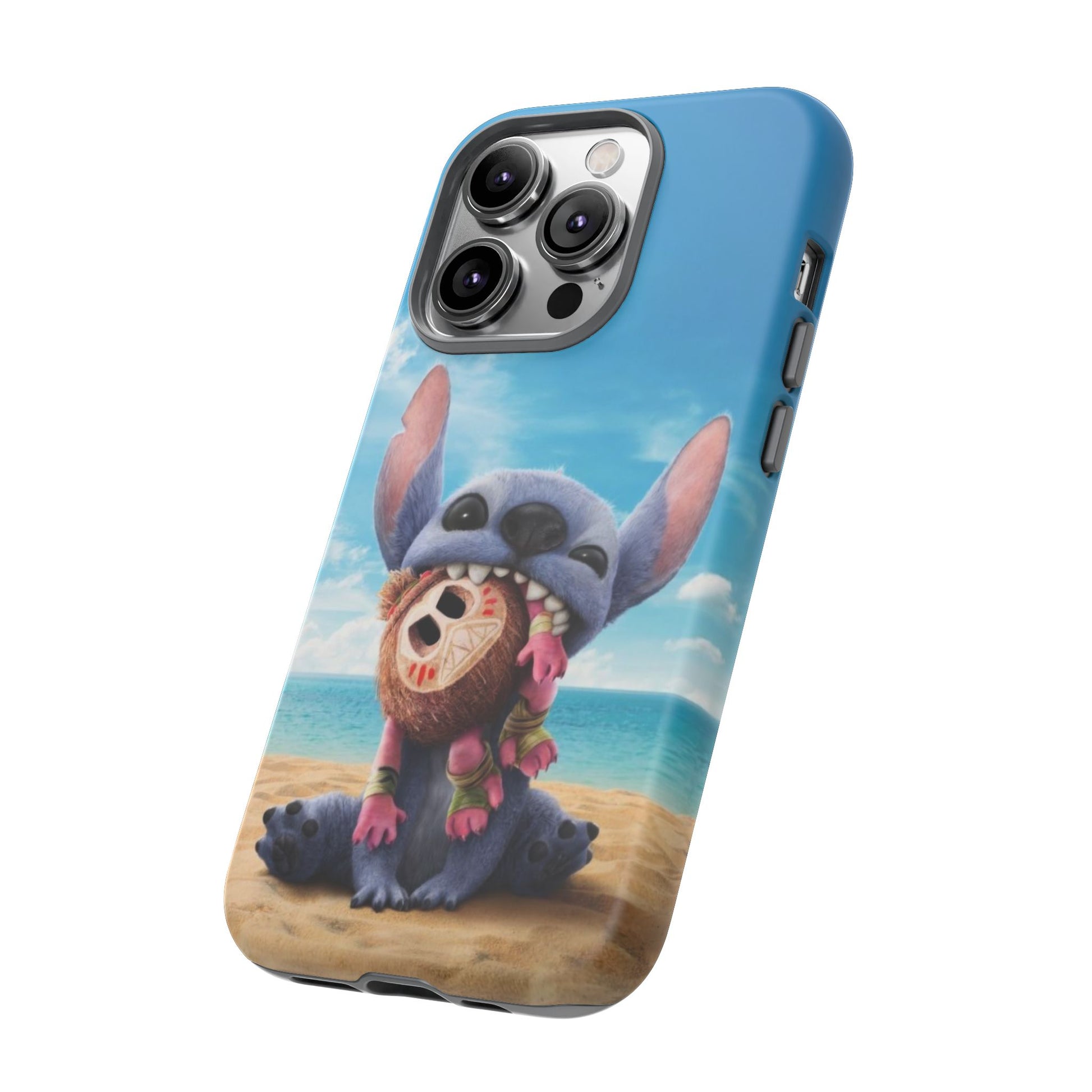 Stitch Beach Sunset Landscape Phone Case for iPhone, Samsung Galaxy, & Pixel Phones