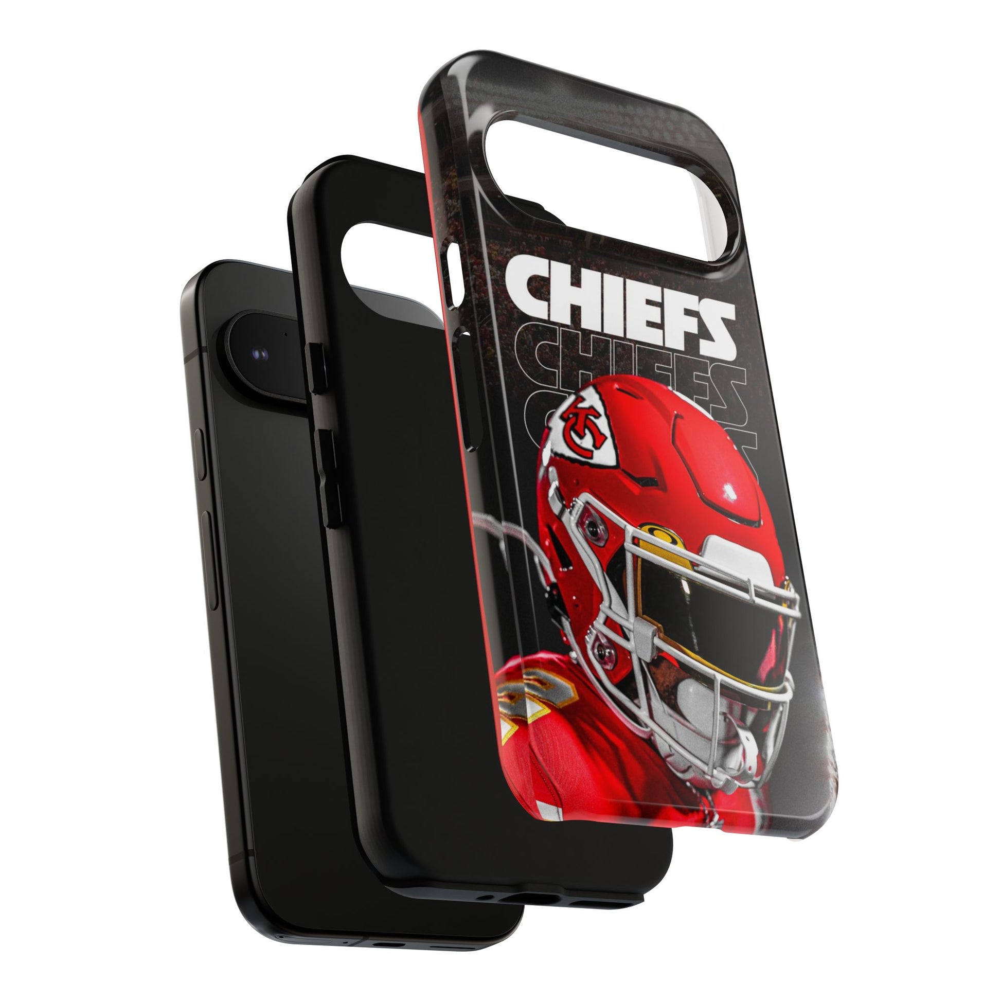 Kansas City Chiefs Football Helmet Logo Tough Cases for iPhones, Samsung, and Pixel
