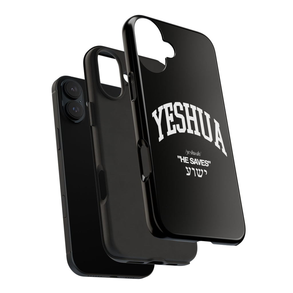 Yeshua He Saves Christian Theme Phone Cases for iPhones & Samsung Phones